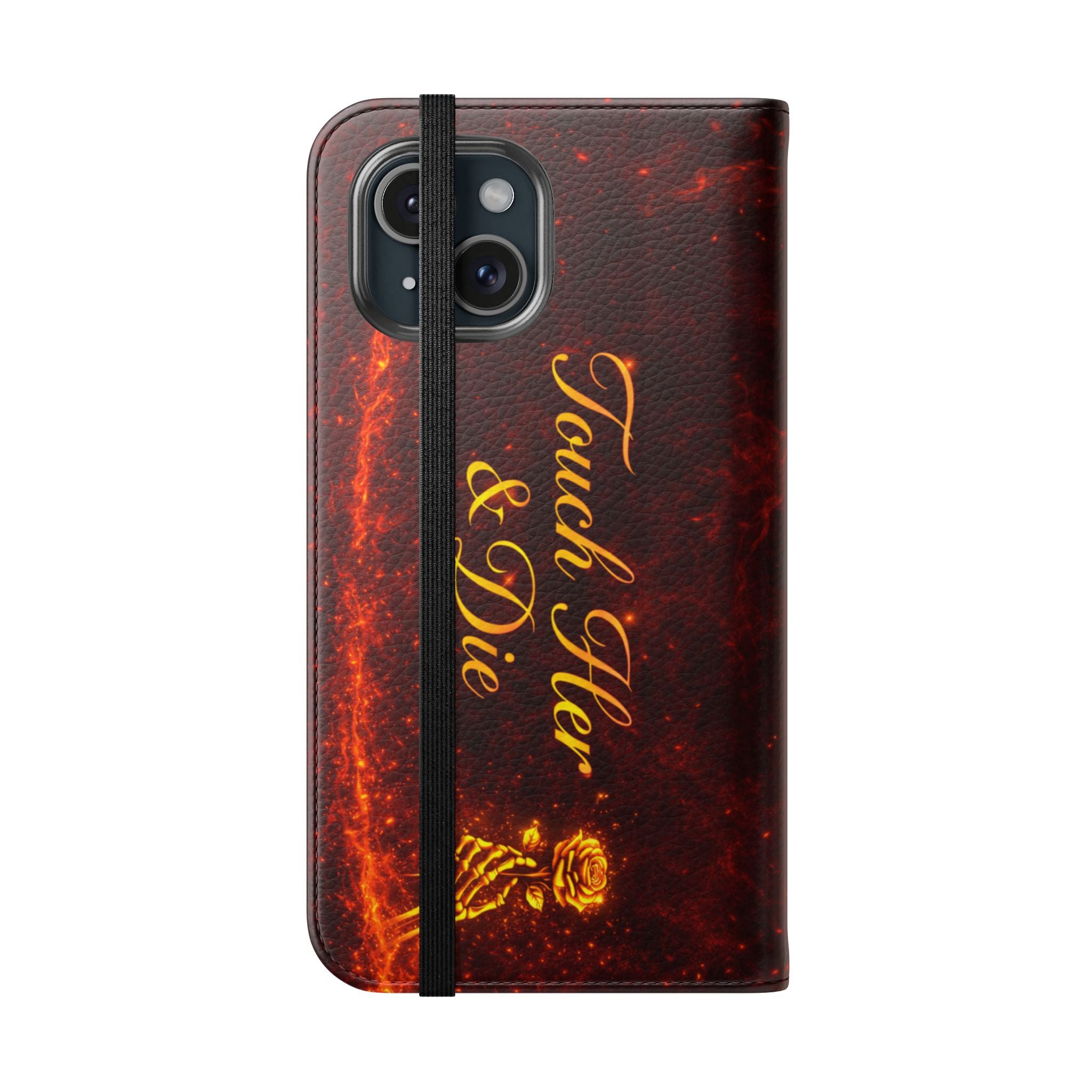 Touch Her & Die Wallet Phone Case