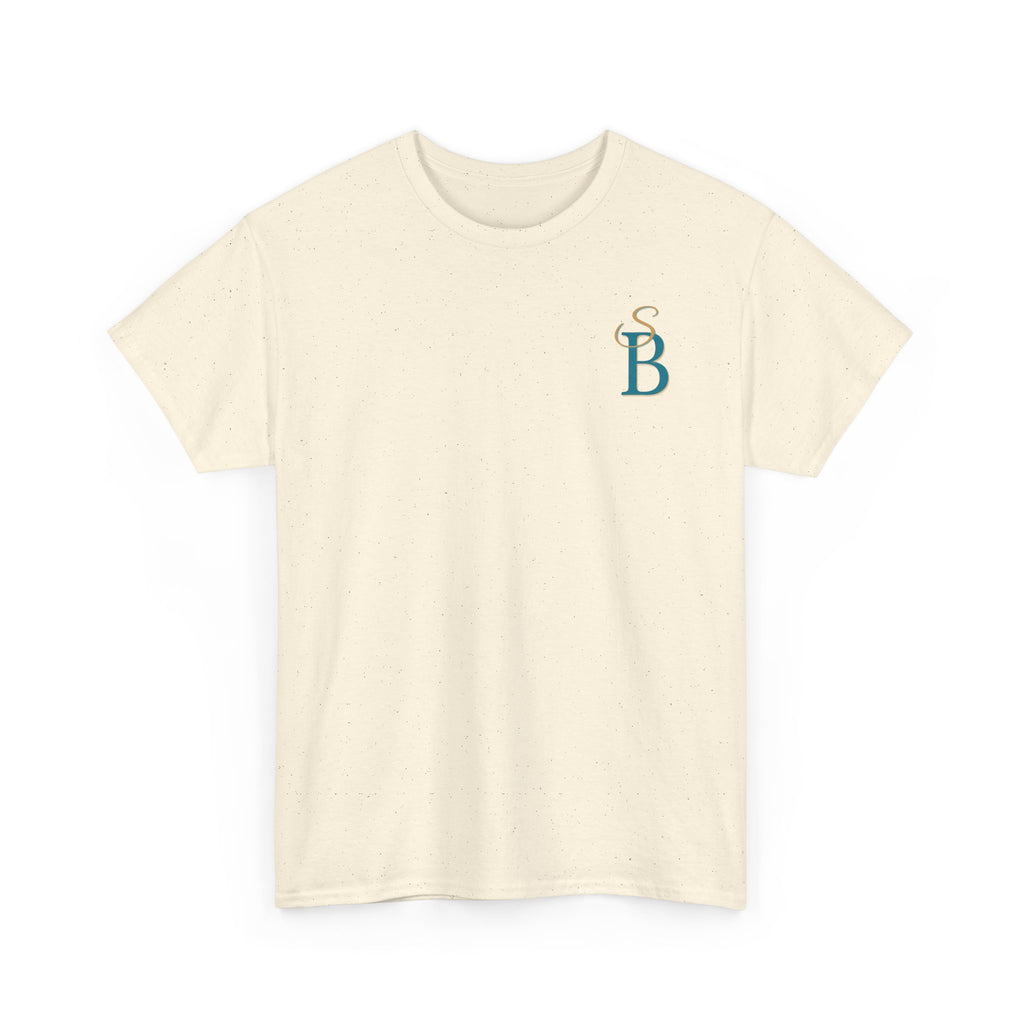 Slow Burn Tee — "Slow Burn Ruins Me Slowly" Minimal Chest Monogram T‑Shirt