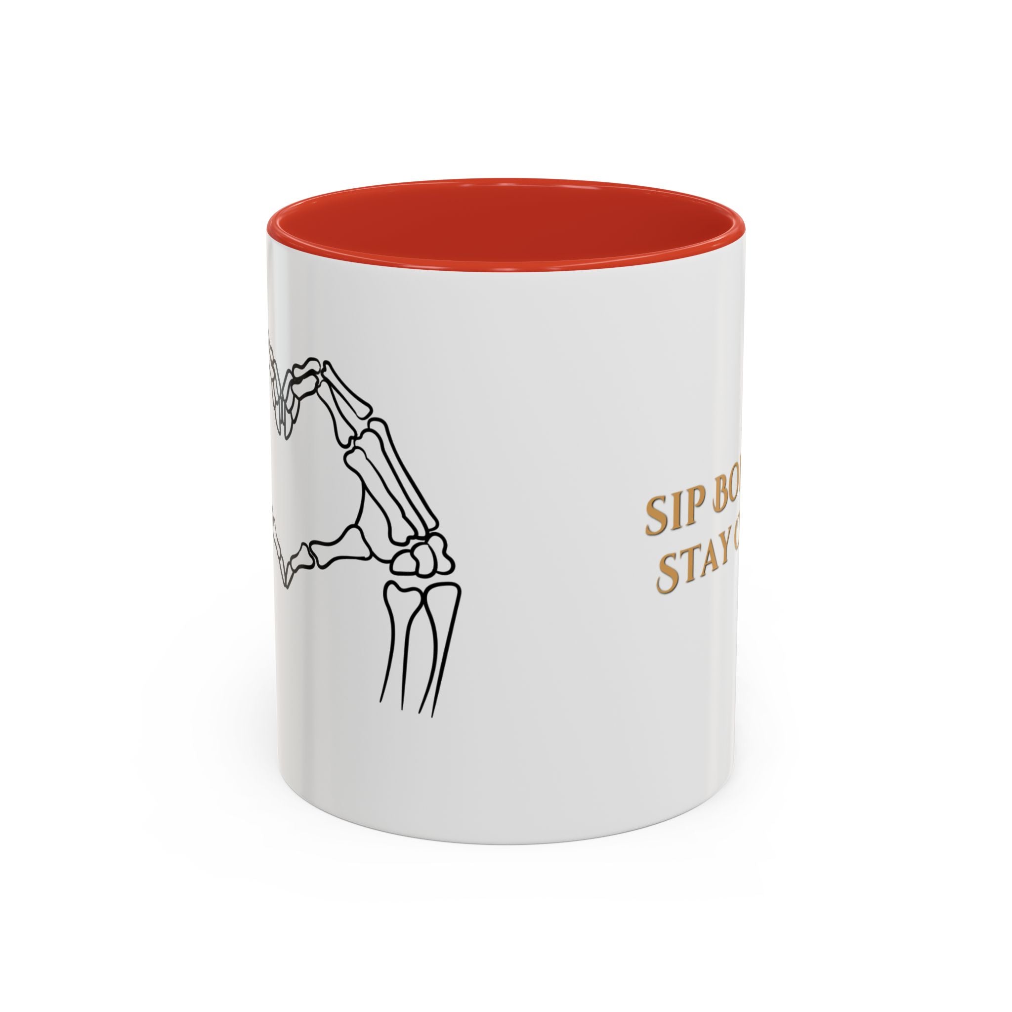 Sip Boldly Stay Obsessed Accent Coffee Mug