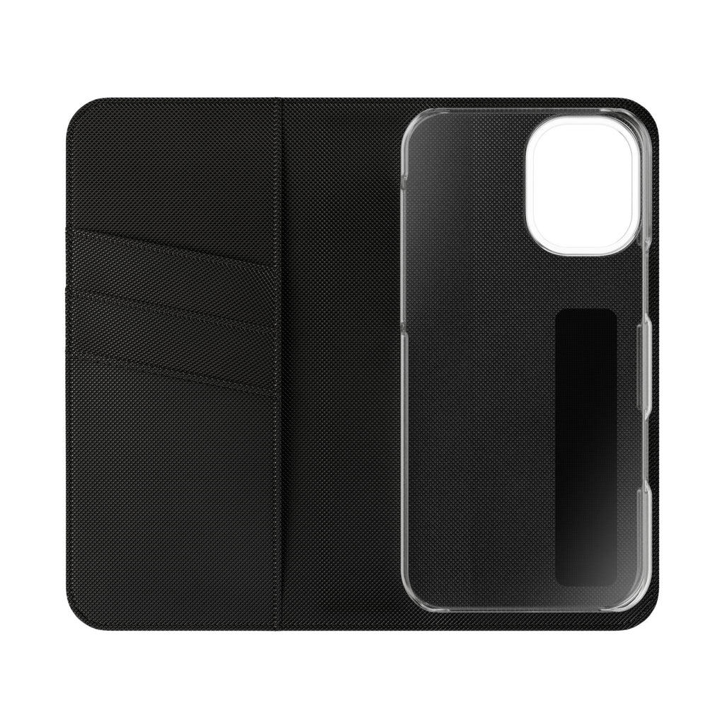 Flip Case – 'Touch Her & Die' Gothic Rose Wallet Phone Case