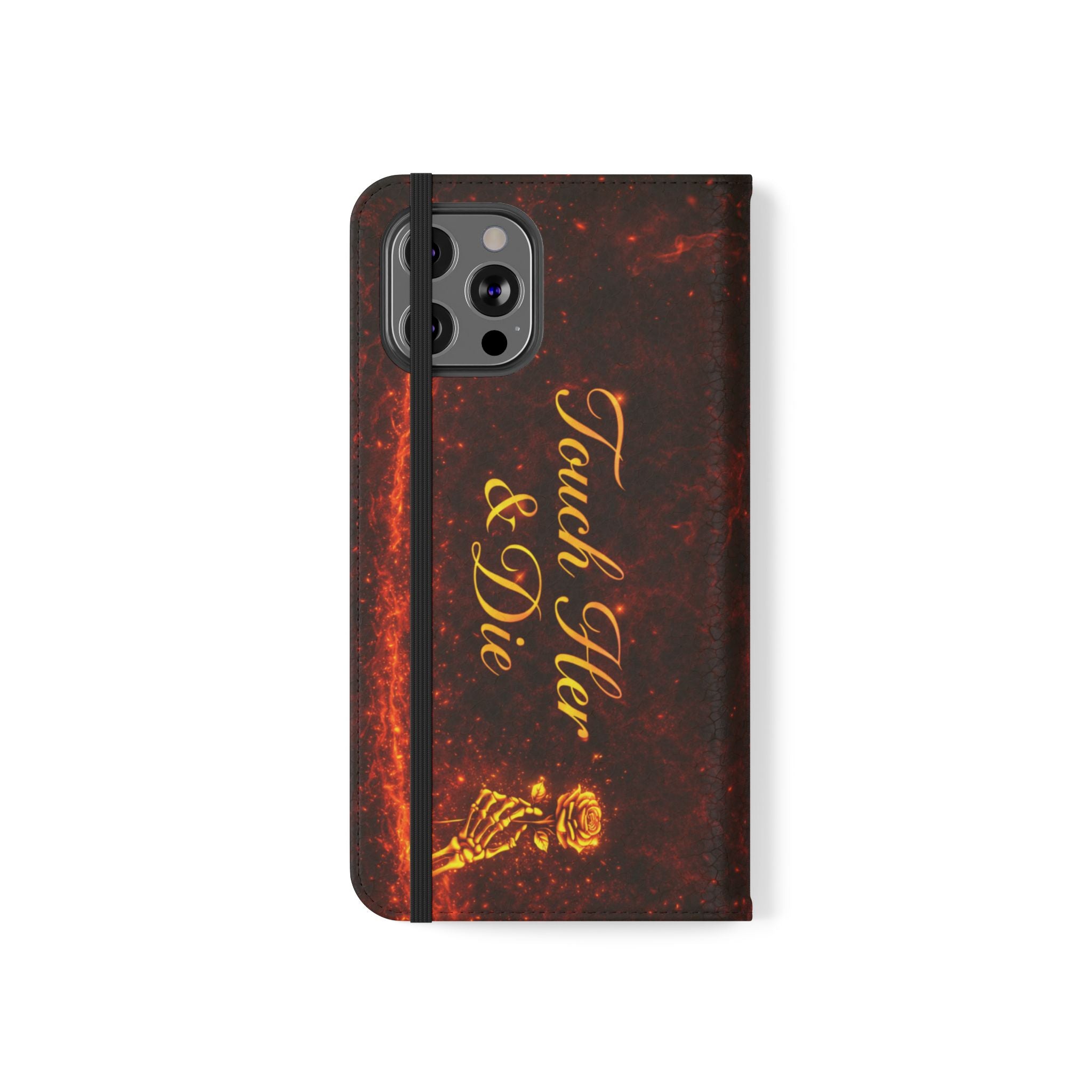 Touch Her & Die Wallet Phone Case