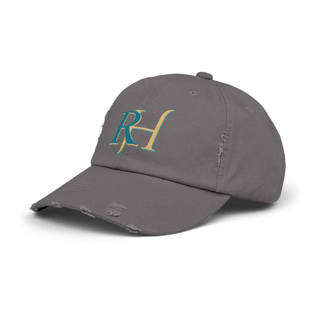 Distressed RH Monogram Cap Reverse Harem