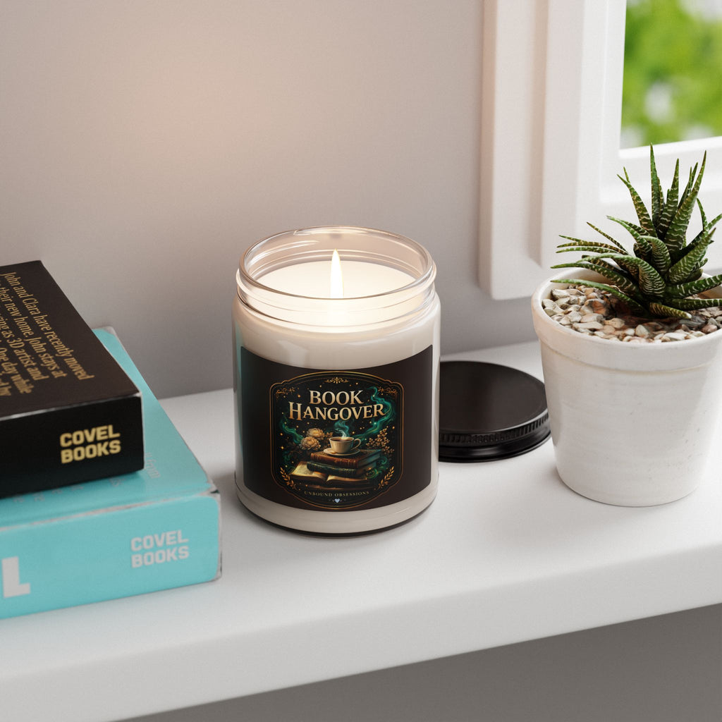 Book Hangover Scented Soy Candle — 9oz Jar (Hand-Poured)