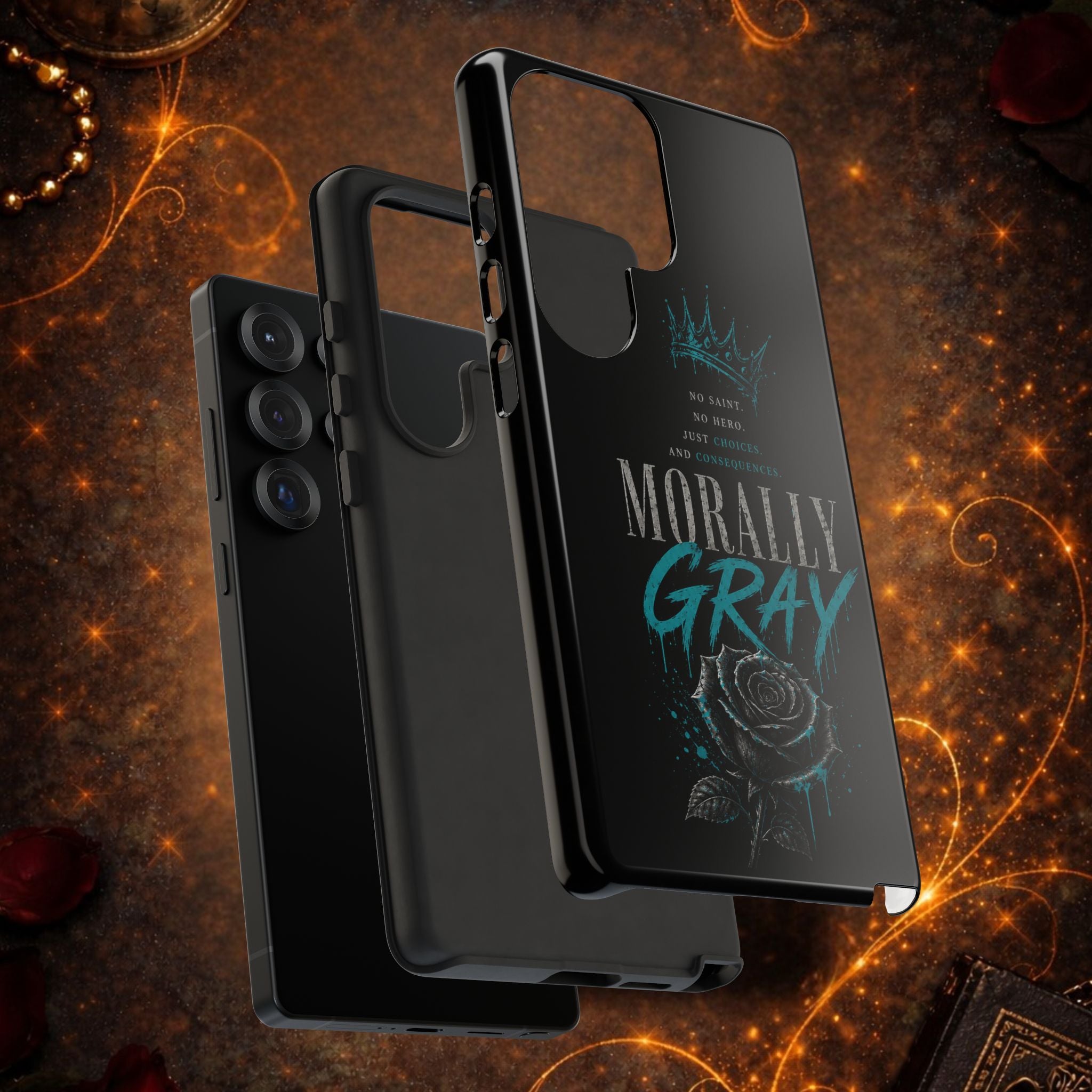 Morally Gray Rose phone case | Tough Cases