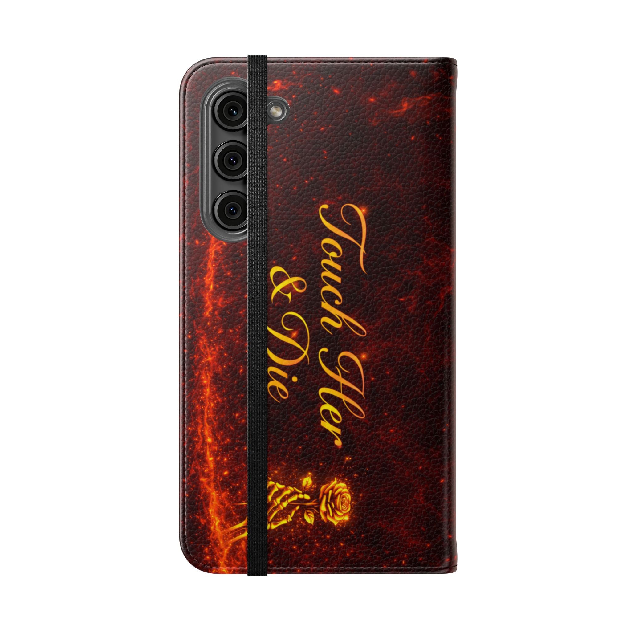 Touch Her & Die Wallet Phone Case