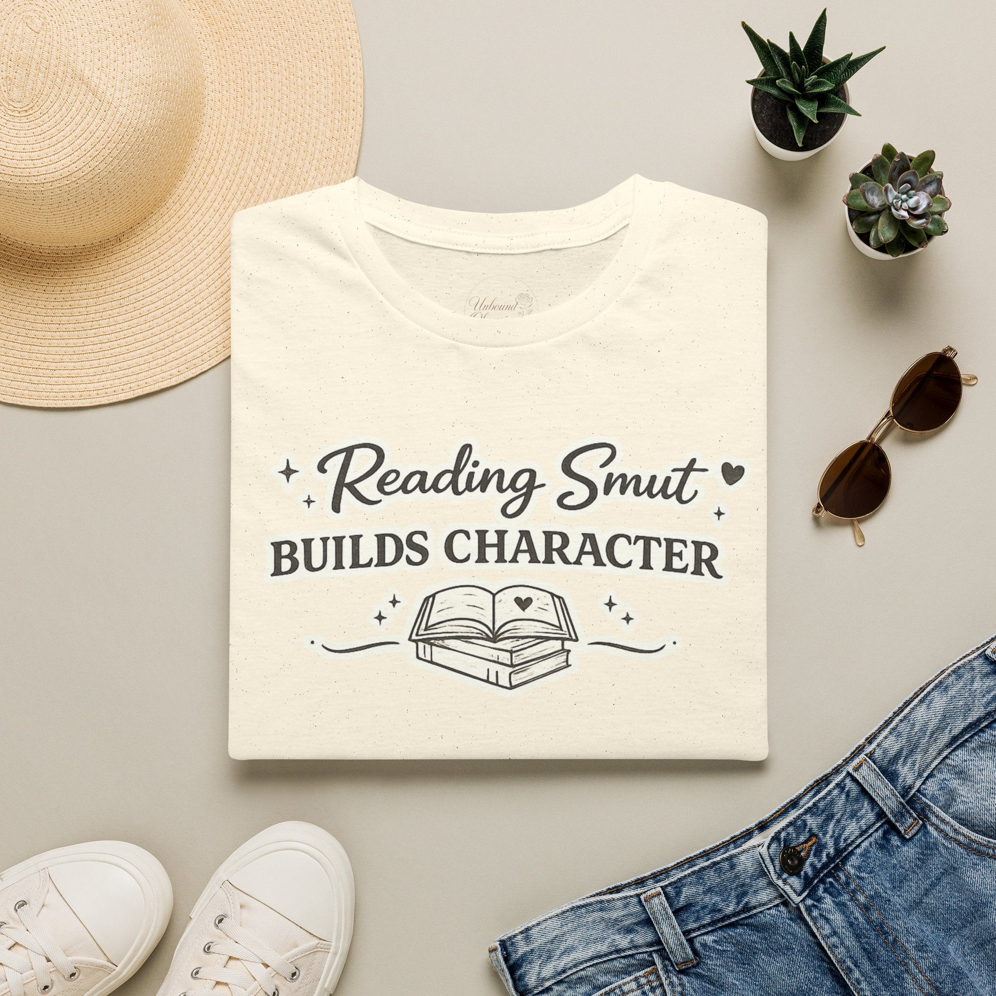 Reading Smut Builds Character T-Shirt — Book Lover Funny Literary Tee