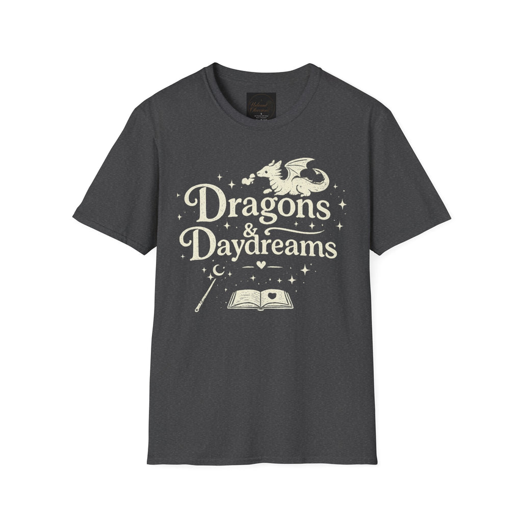 Dragons & Daydreams T-Shirt — Fantasy Book Lover Tee