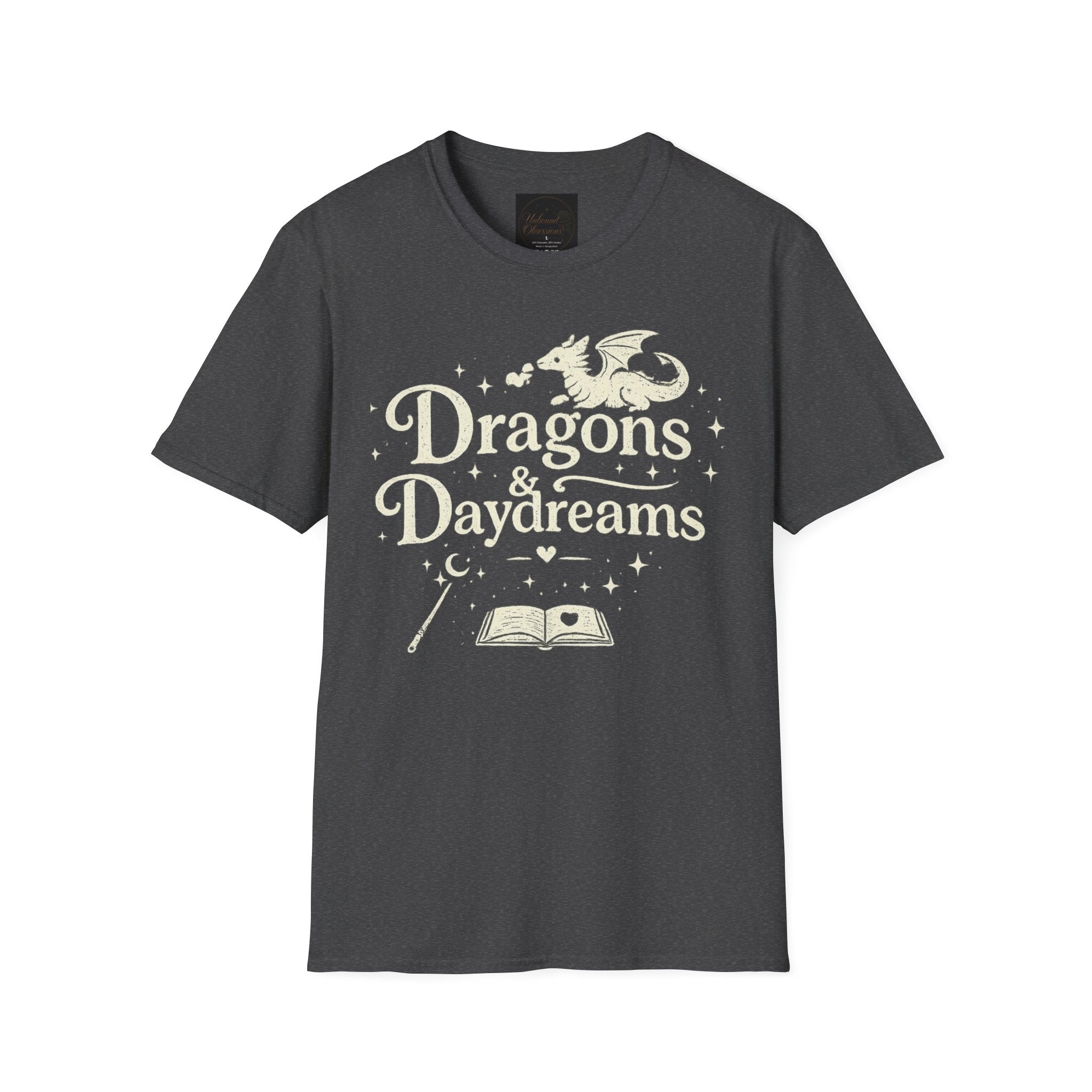 Dragons & Daydreams T-Shirt — Fantasy Book Lover Tee