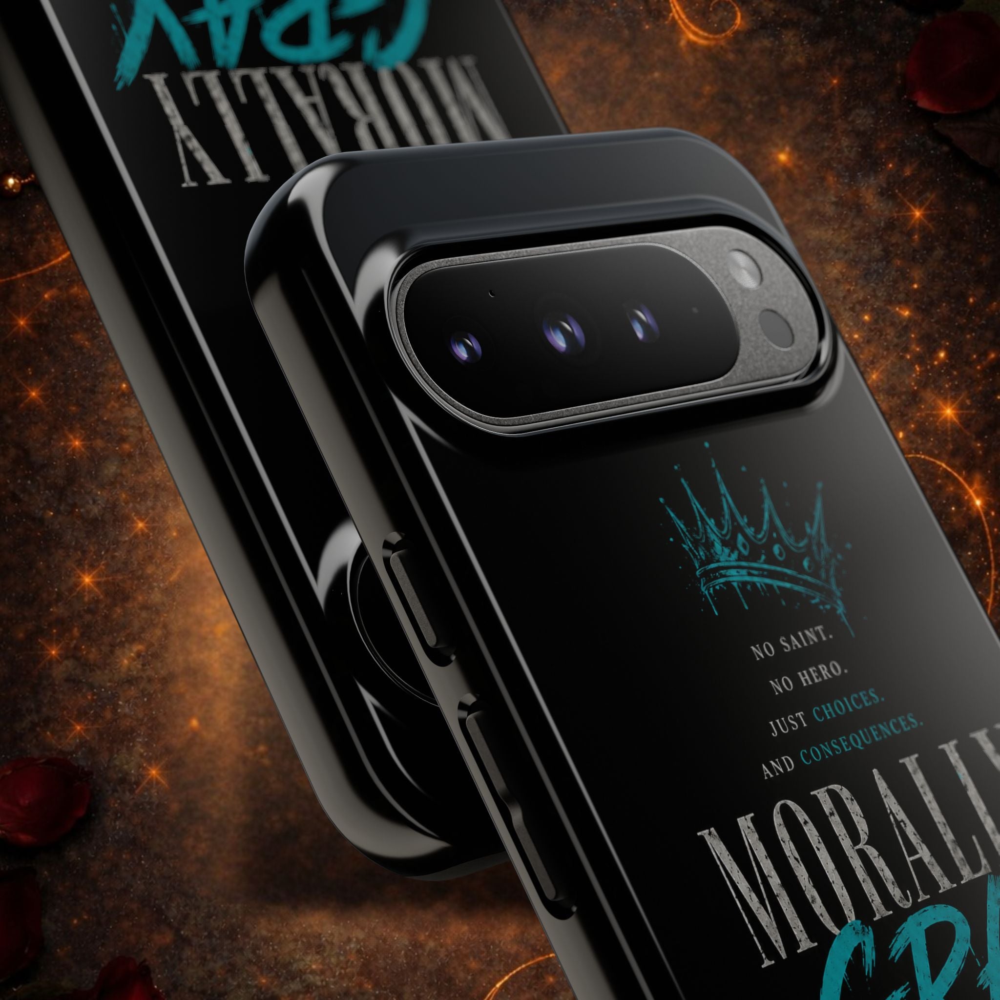Morally Gray Rose phone case | Tough Cases