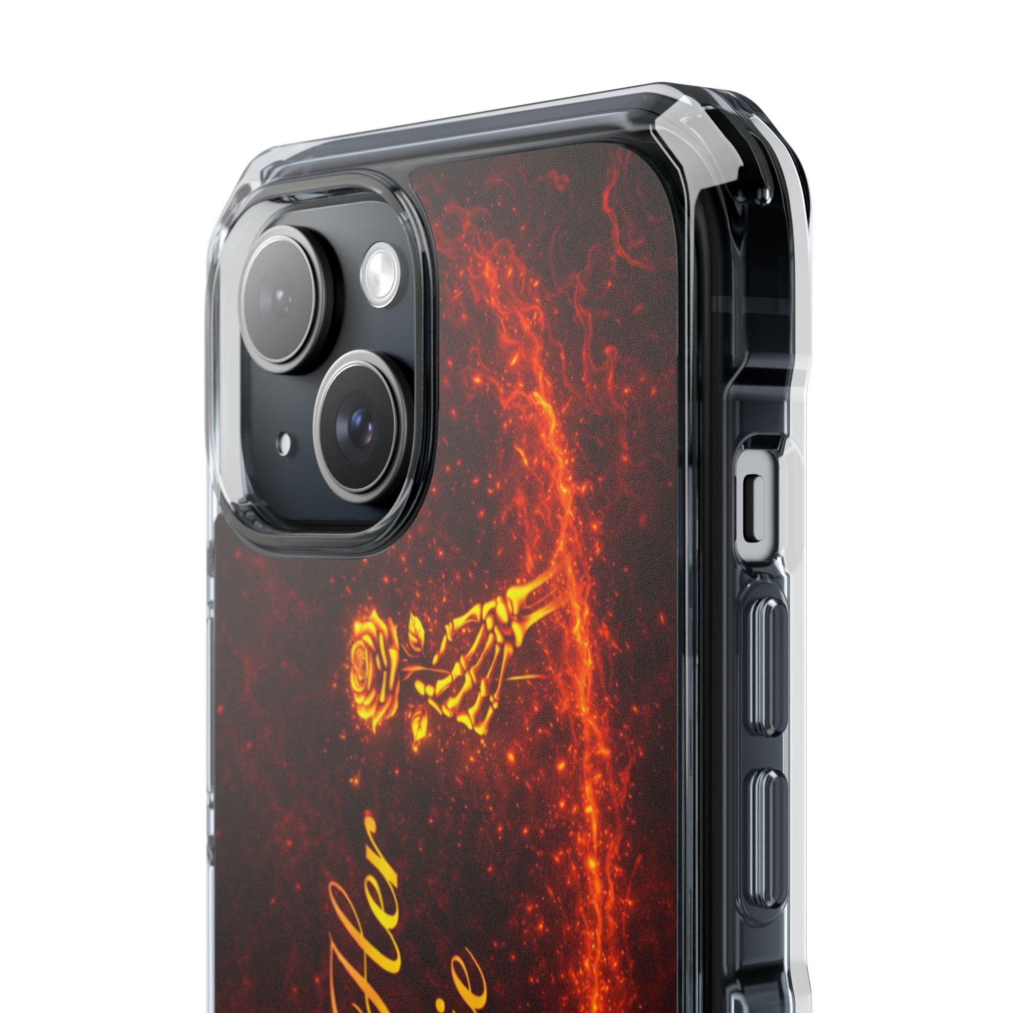 Touch Her & Die Magnetic Clear Phone Case