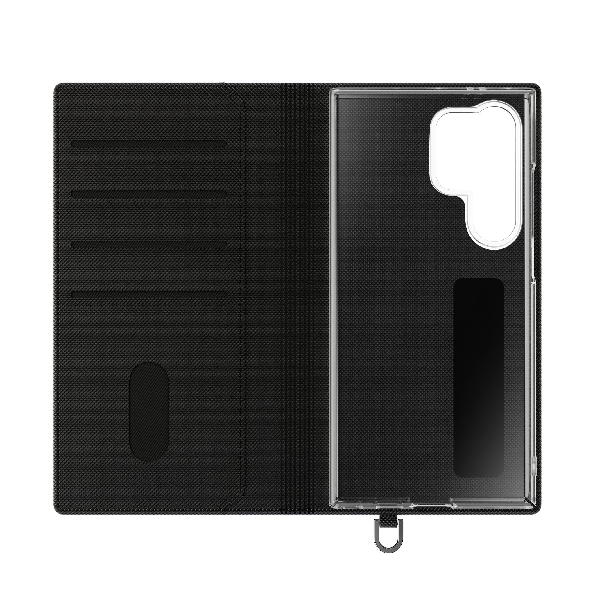Flip Case – 'Touch Her & Die' Gothic Rose Wallet Phone Case