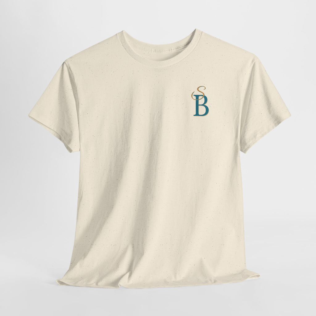 Slow Burn Tee — "Slow Burn Ruins Me Slowly" Minimal Chest Monogram T‑Shirt