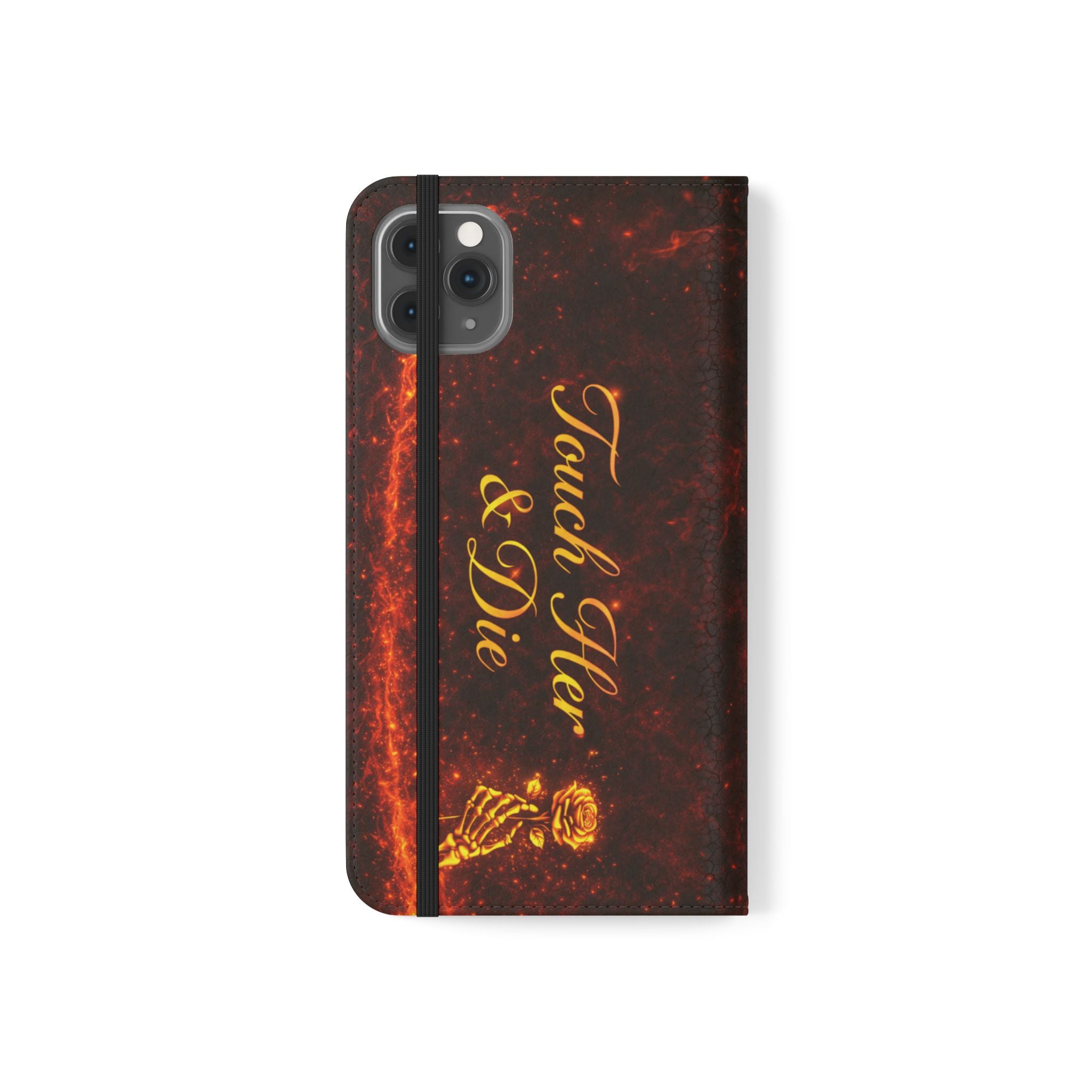 Touch Her & Die Wallet Phone Case
