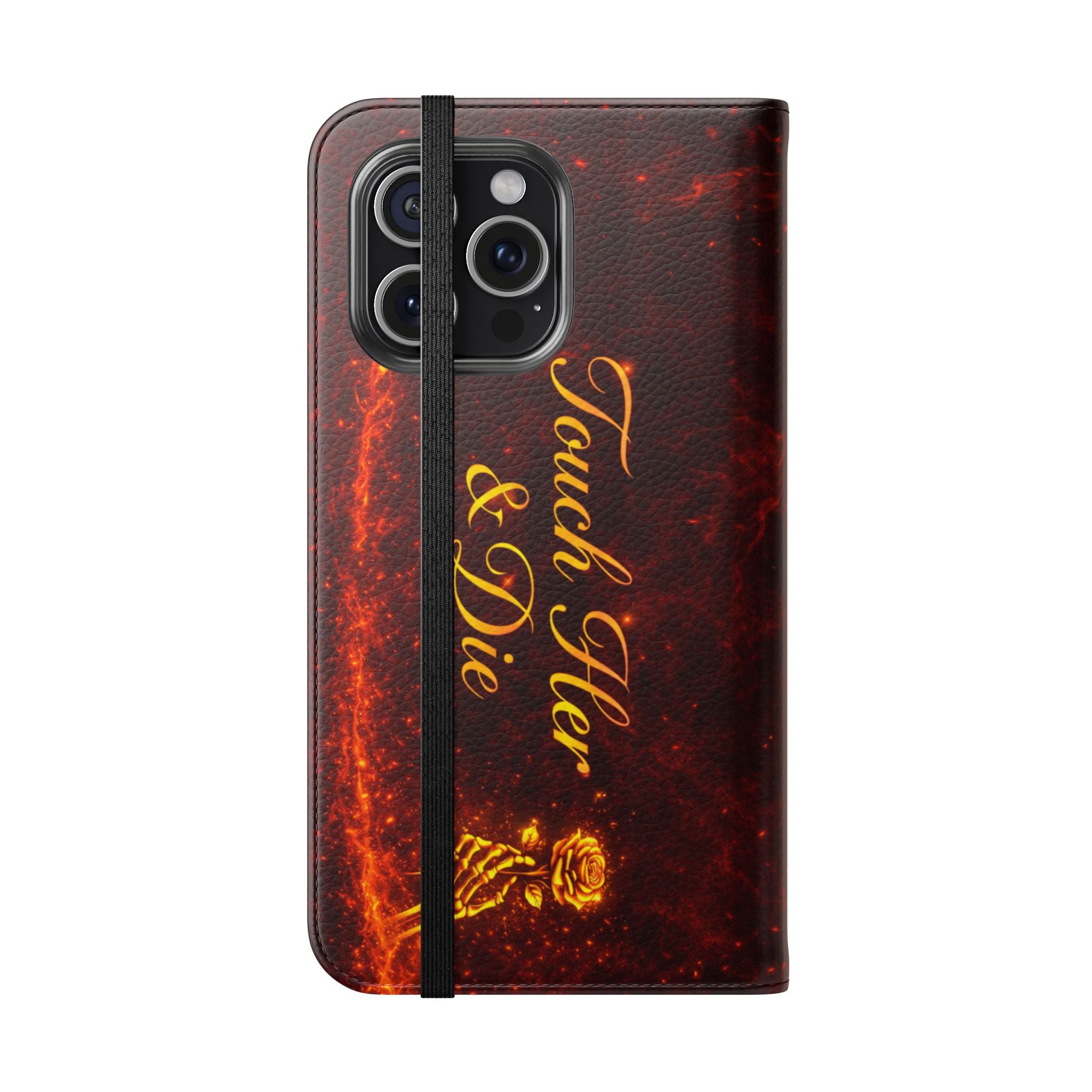 Touch Her & Die Wallet Phone Case