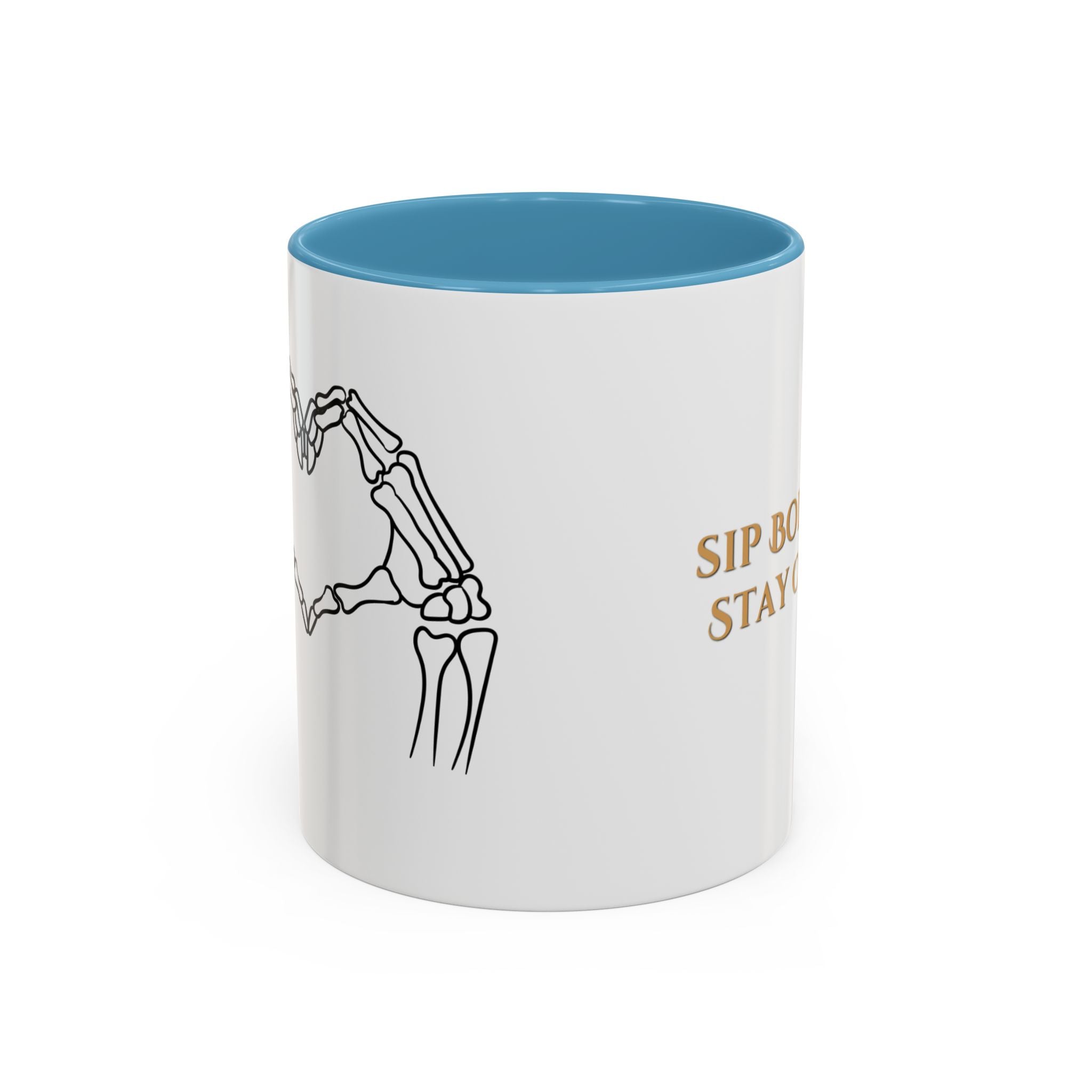 Sip Boldly Stay Obsessed Accent Coffee Mug