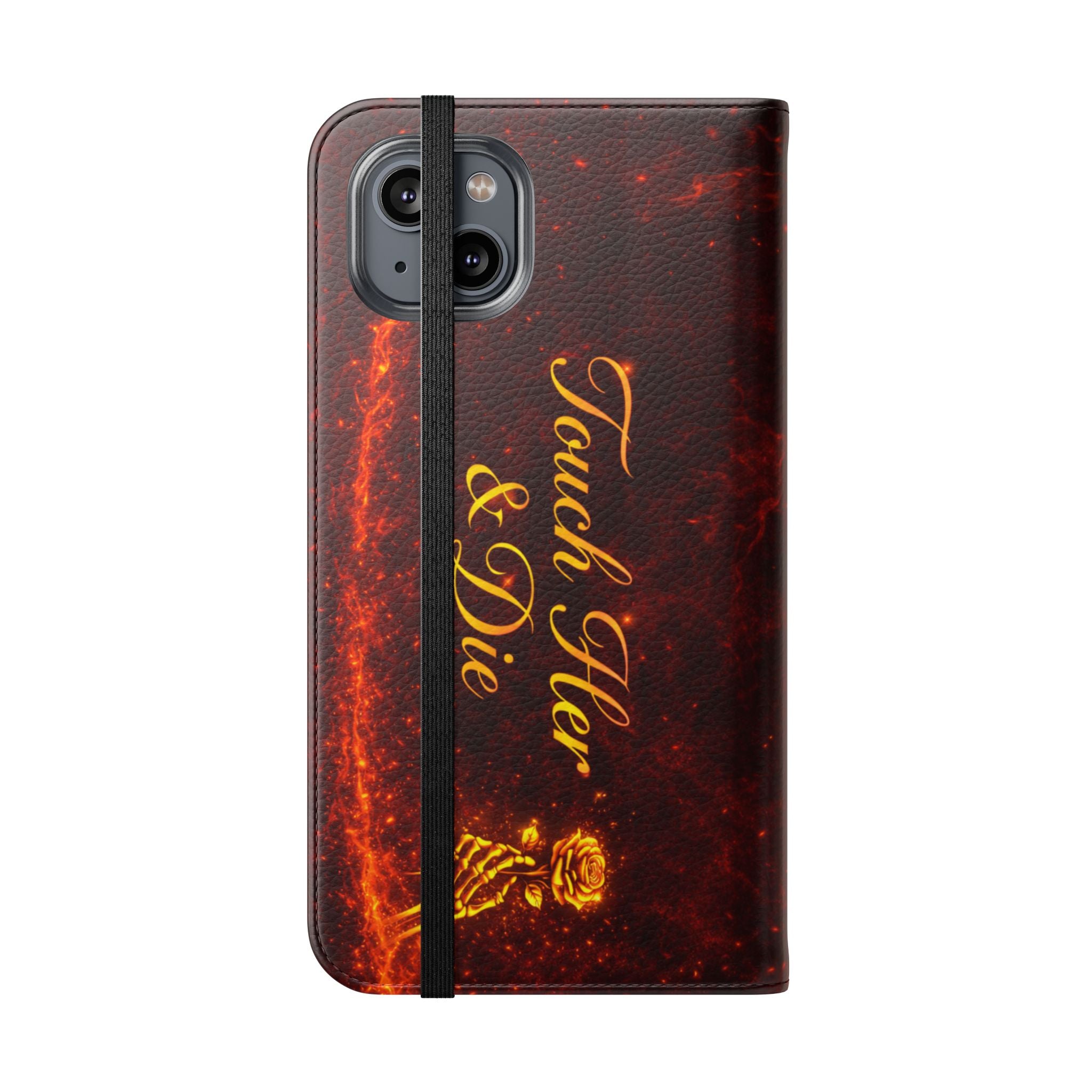 Touch Her & Die Wallet Phone Case