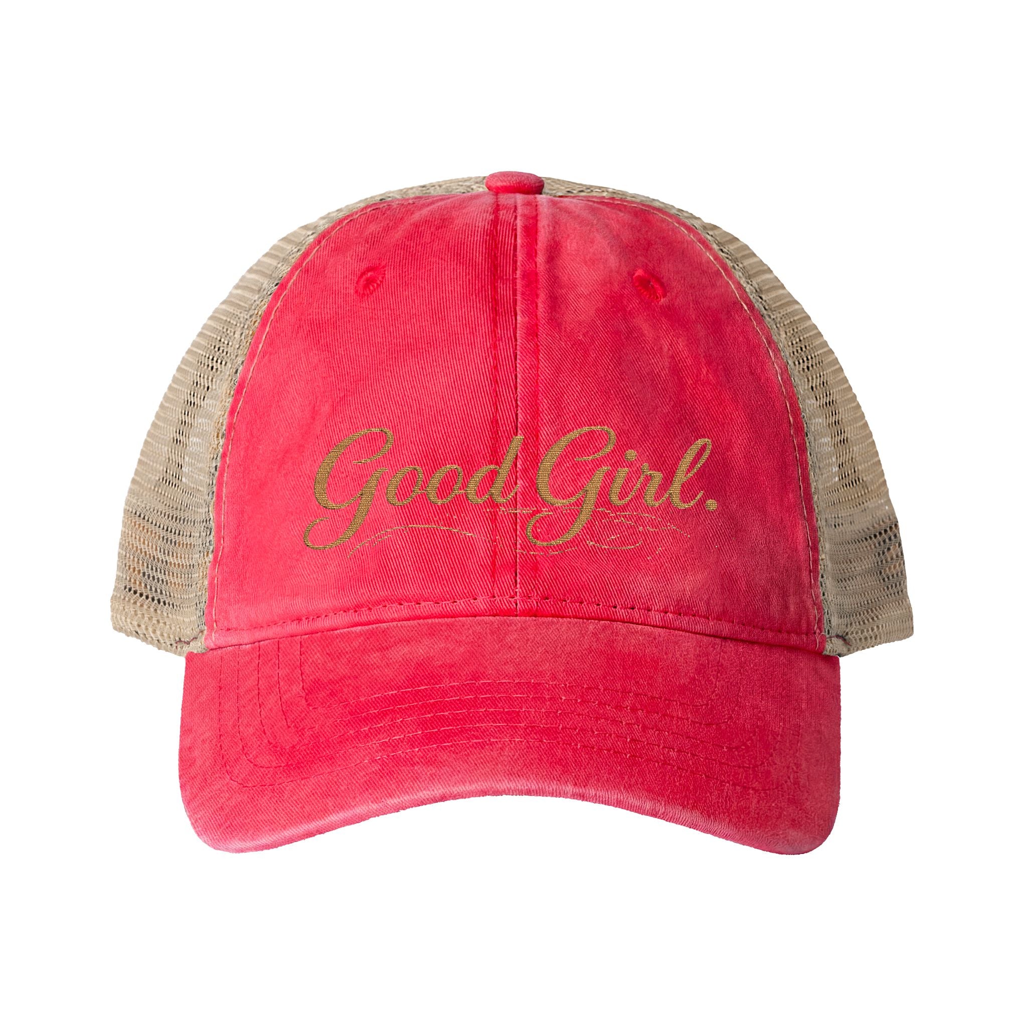 Good Girl.  Mesh-Back Cap