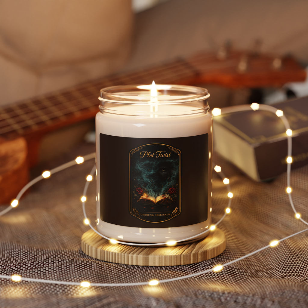 The Plot Twist Scented Soy Candle — 9oz Jar (Hand-Poured)