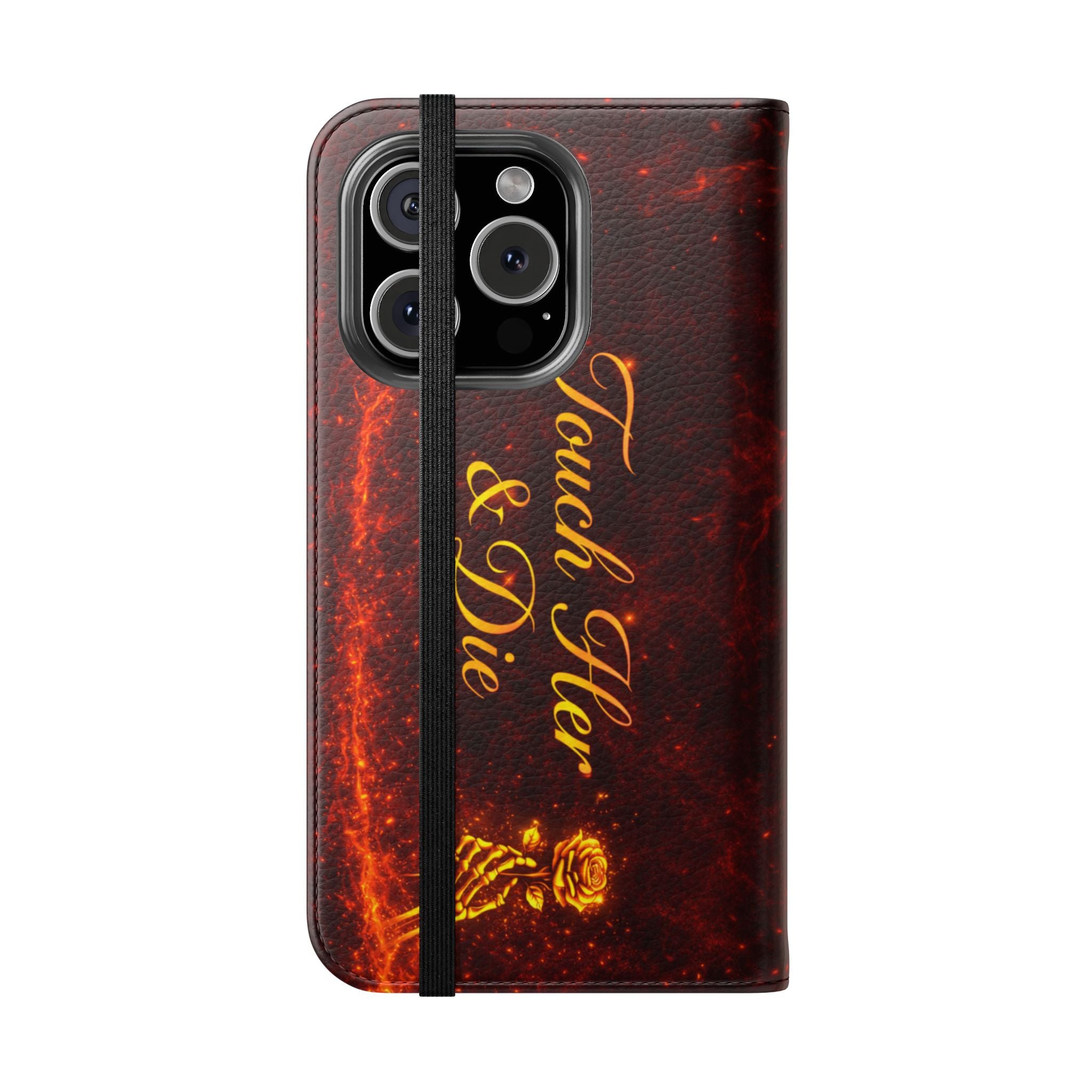 Touch Her & Die Wallet Phone Case