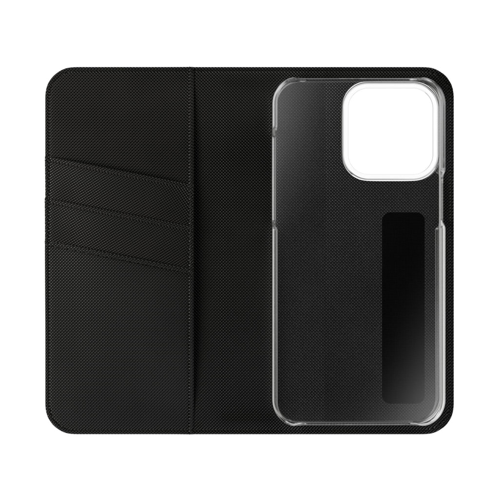 Flip Case – 'Touch Her & Die' Gothic Rose Wallet Phone Case