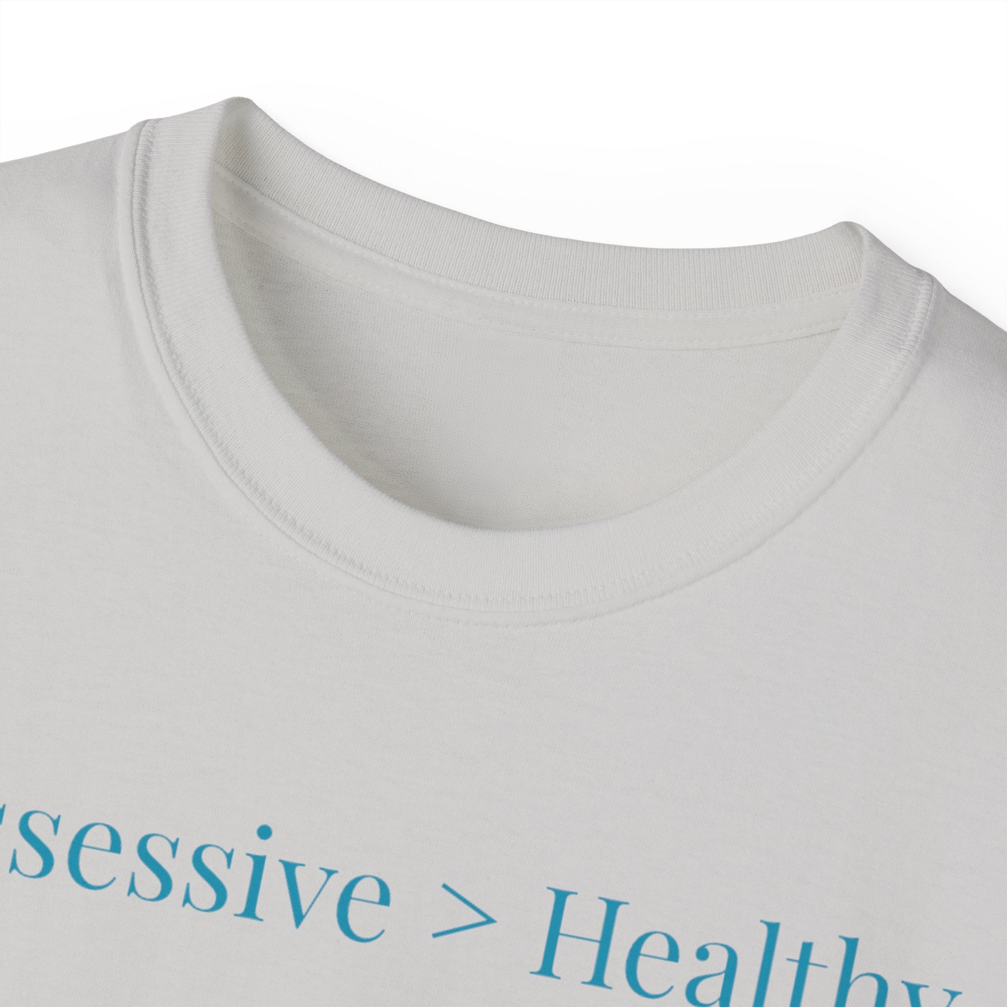 Possessive>Healthy Bookish (teal text) Ultra Cotton Tee