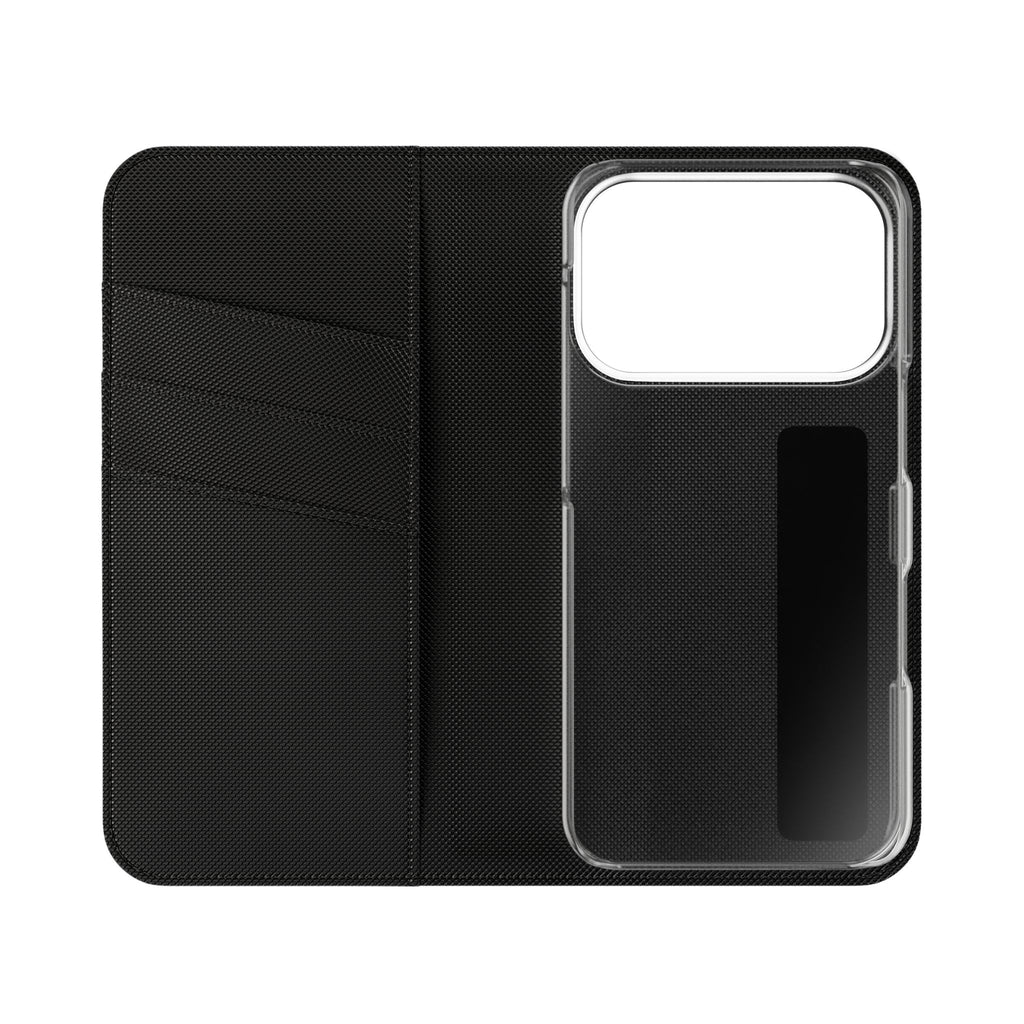 Flip Case – 'Touch Her & Die' Gothic Rose Wallet Phone Case