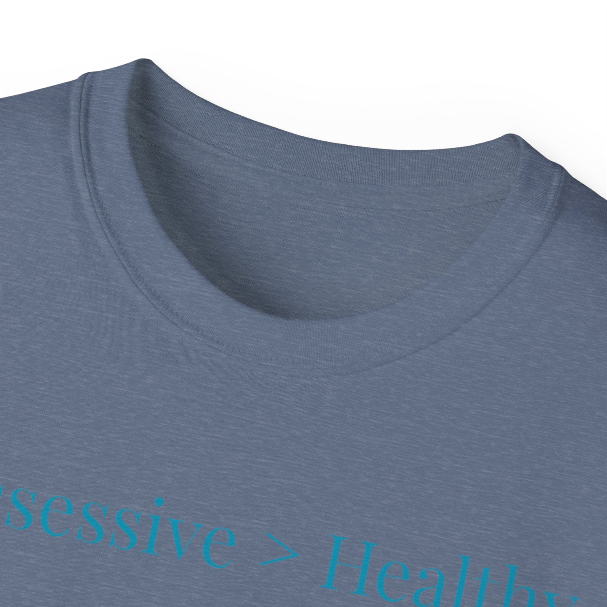 Possessive>Healthy Bookish (teal text) Ultra Cotton Tee