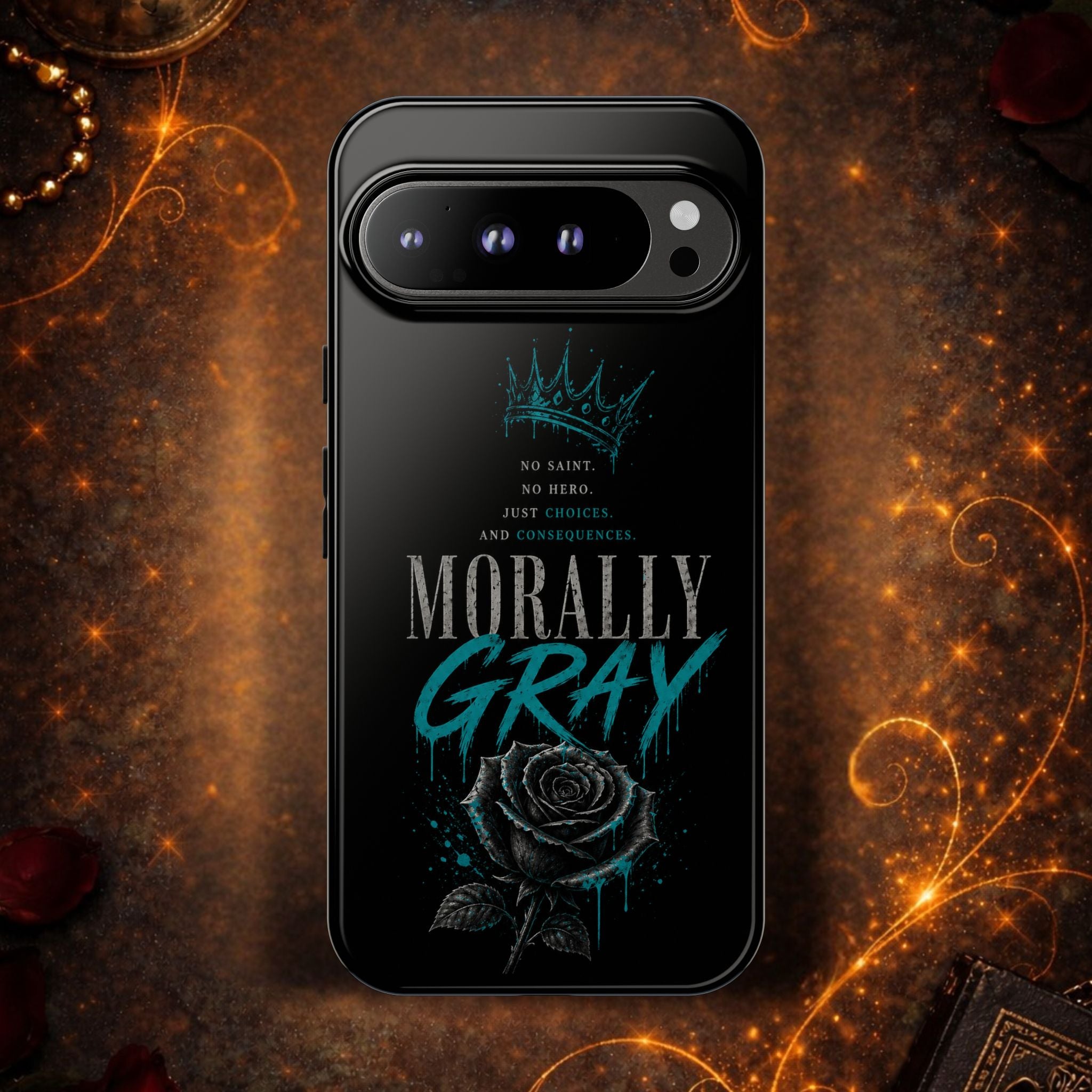 Morally Gray Rose phone case | Tough Cases
