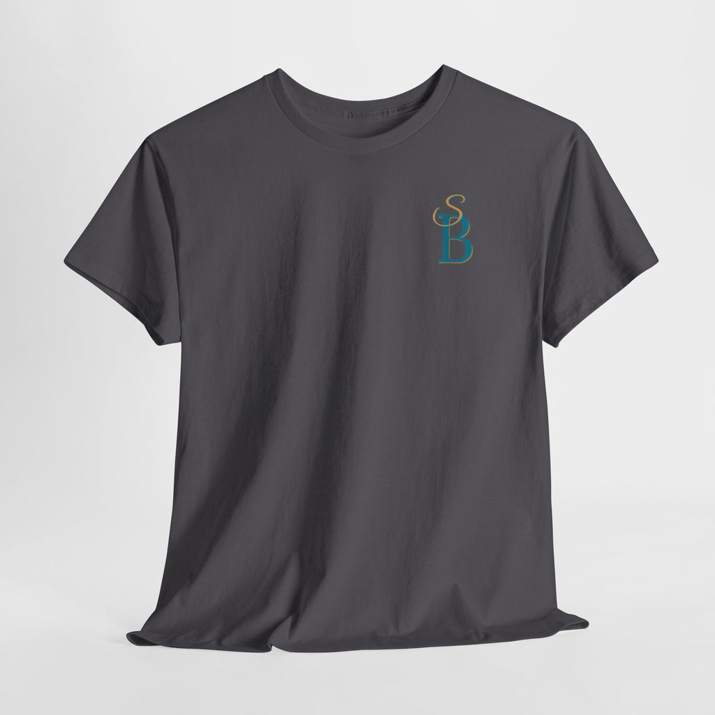 Slow Burn Tee — "Slow Burn Ruins Me Slowly" Minimal Chest Monogram T‑Shirt