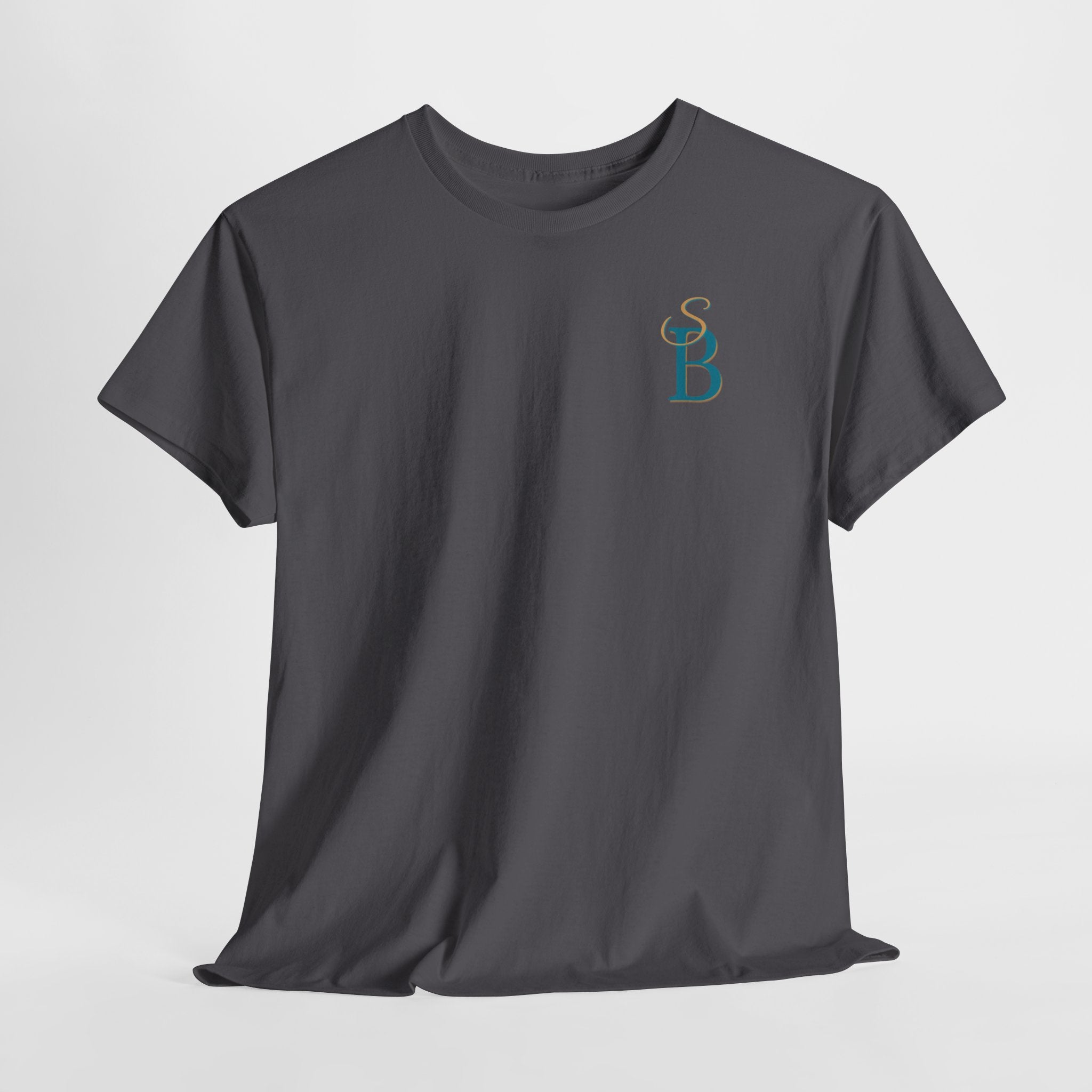 Slow Burn Tee — "Slow Burn Ruins Me Slowly" Minimal Chest Monogram T‑Shirt