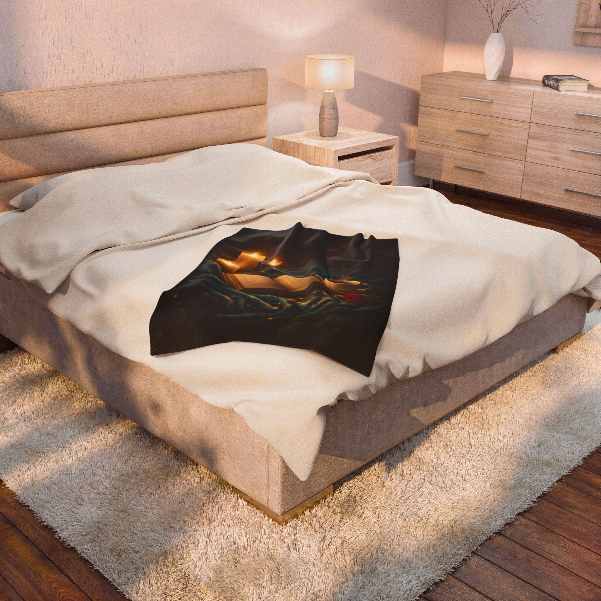 Cozy Reading Throw for Book Lovers