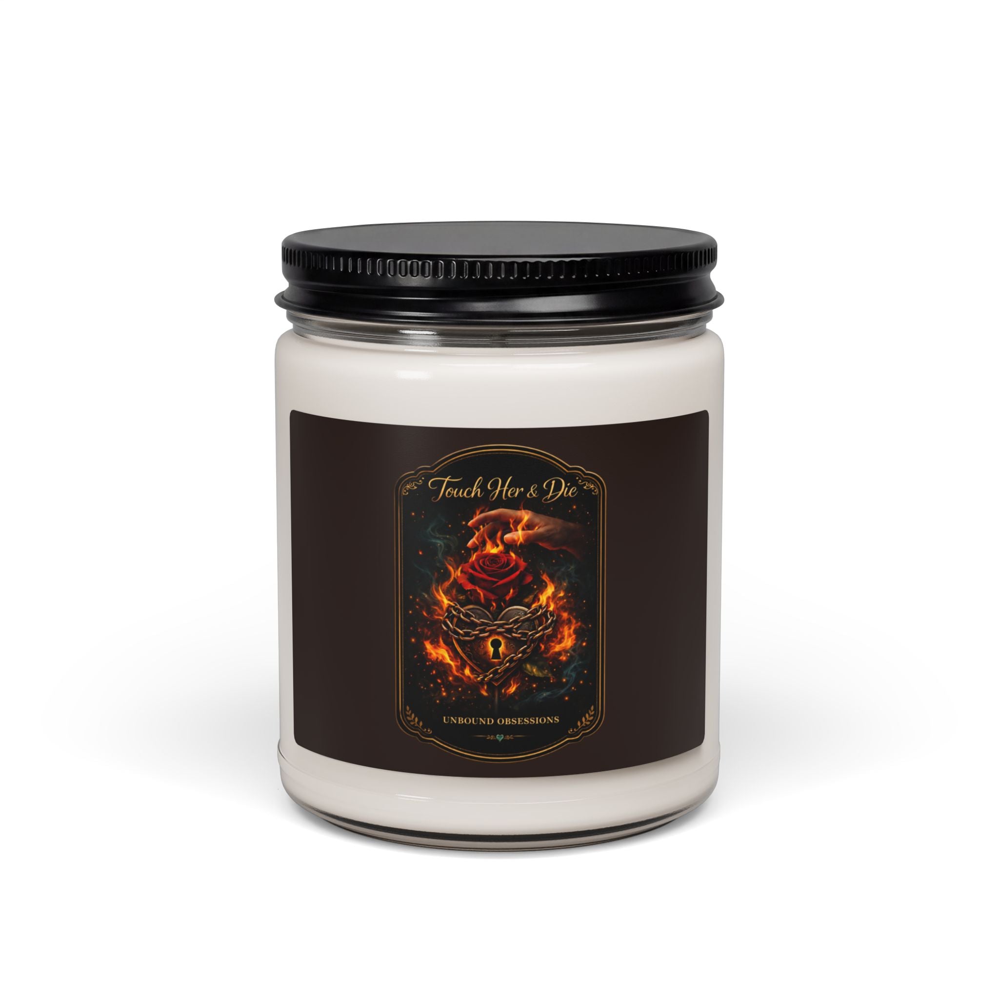 Touch Her&Die -- Scented Soy Candle — 9oz Jar (Hand-Poured)