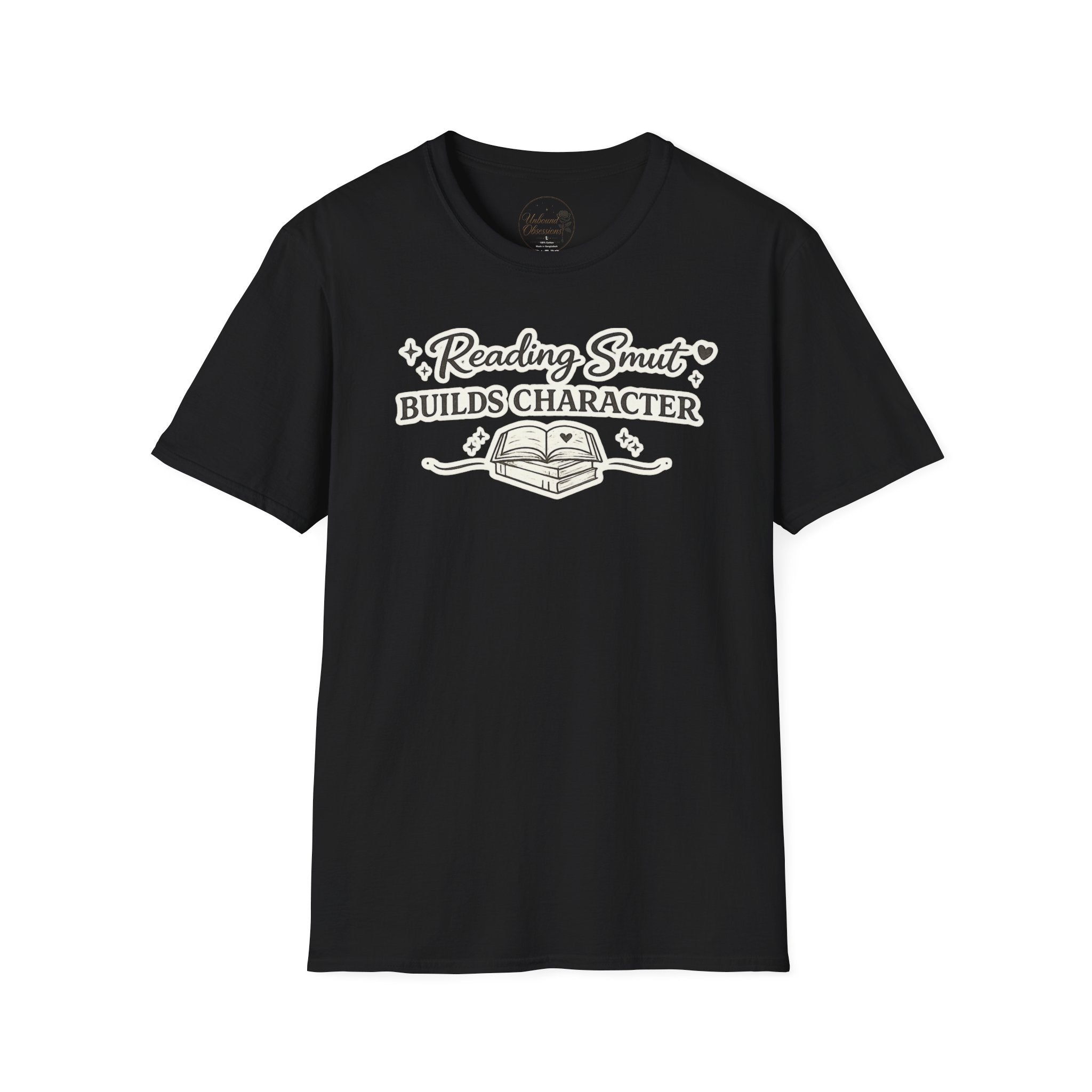 Reading Smut Builds Character T-Shirt — Book Lover Funny Literary Tee