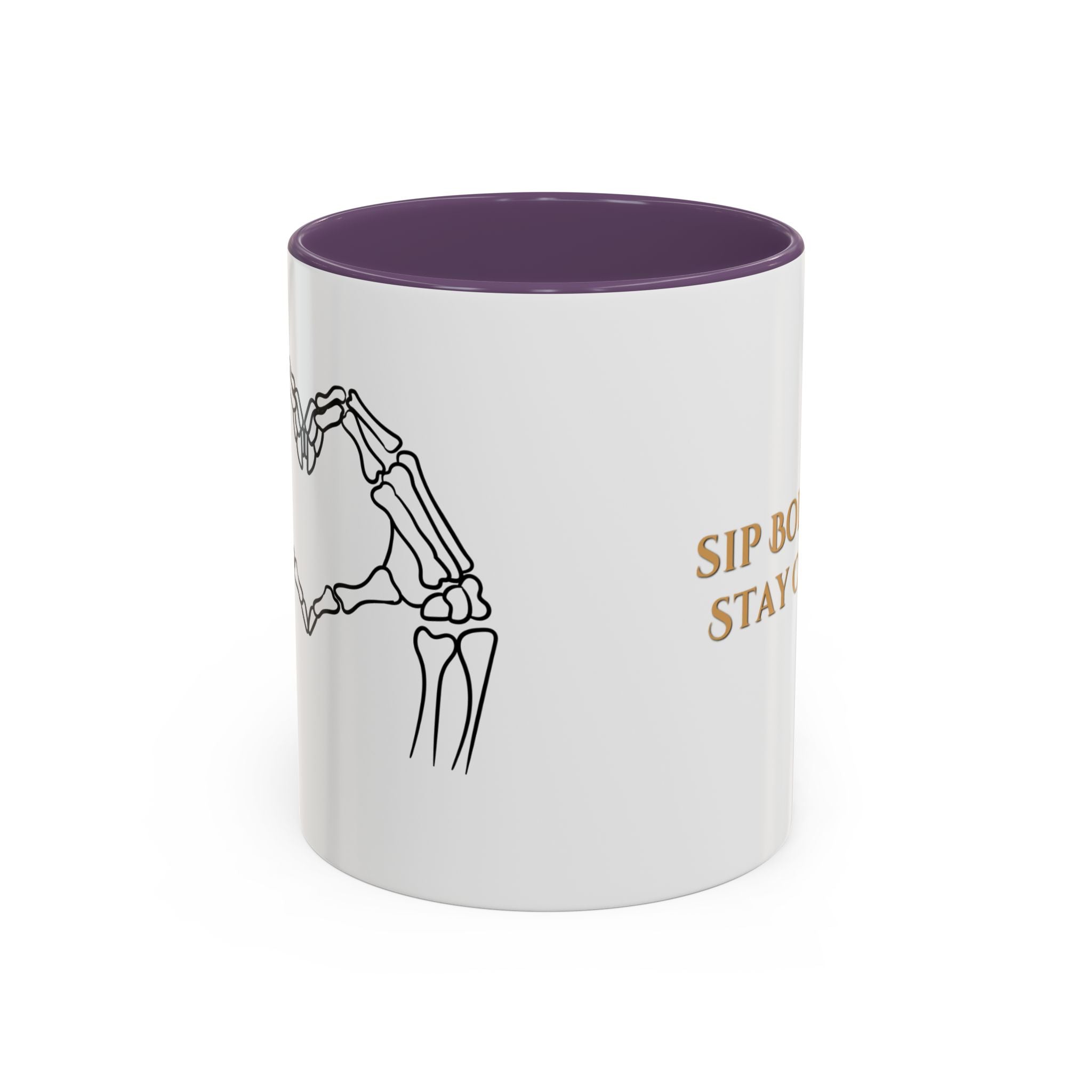 Sip Boldly Stay Obsessed Accent Coffee Mug