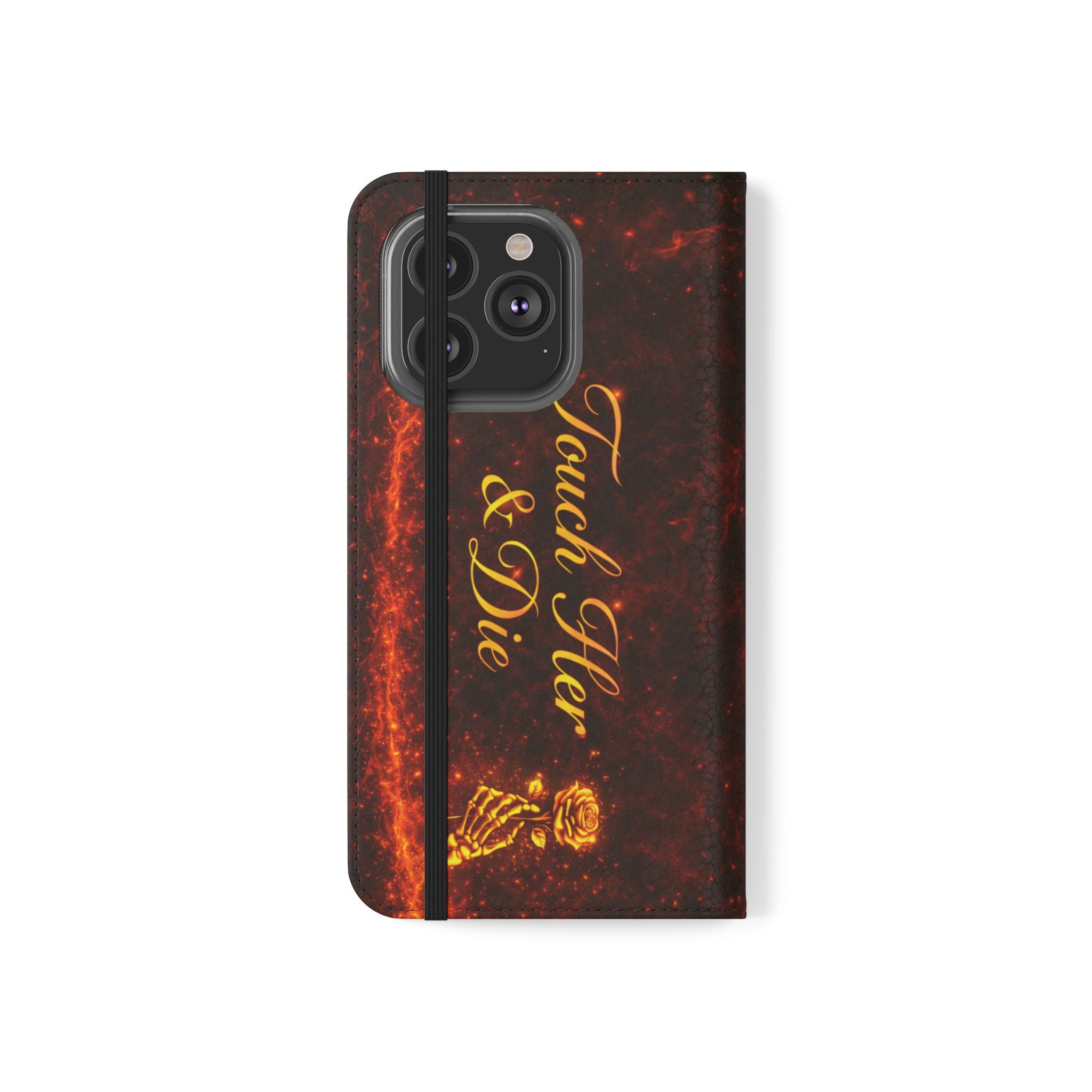 Touch Her & Die Wallet Phone Case