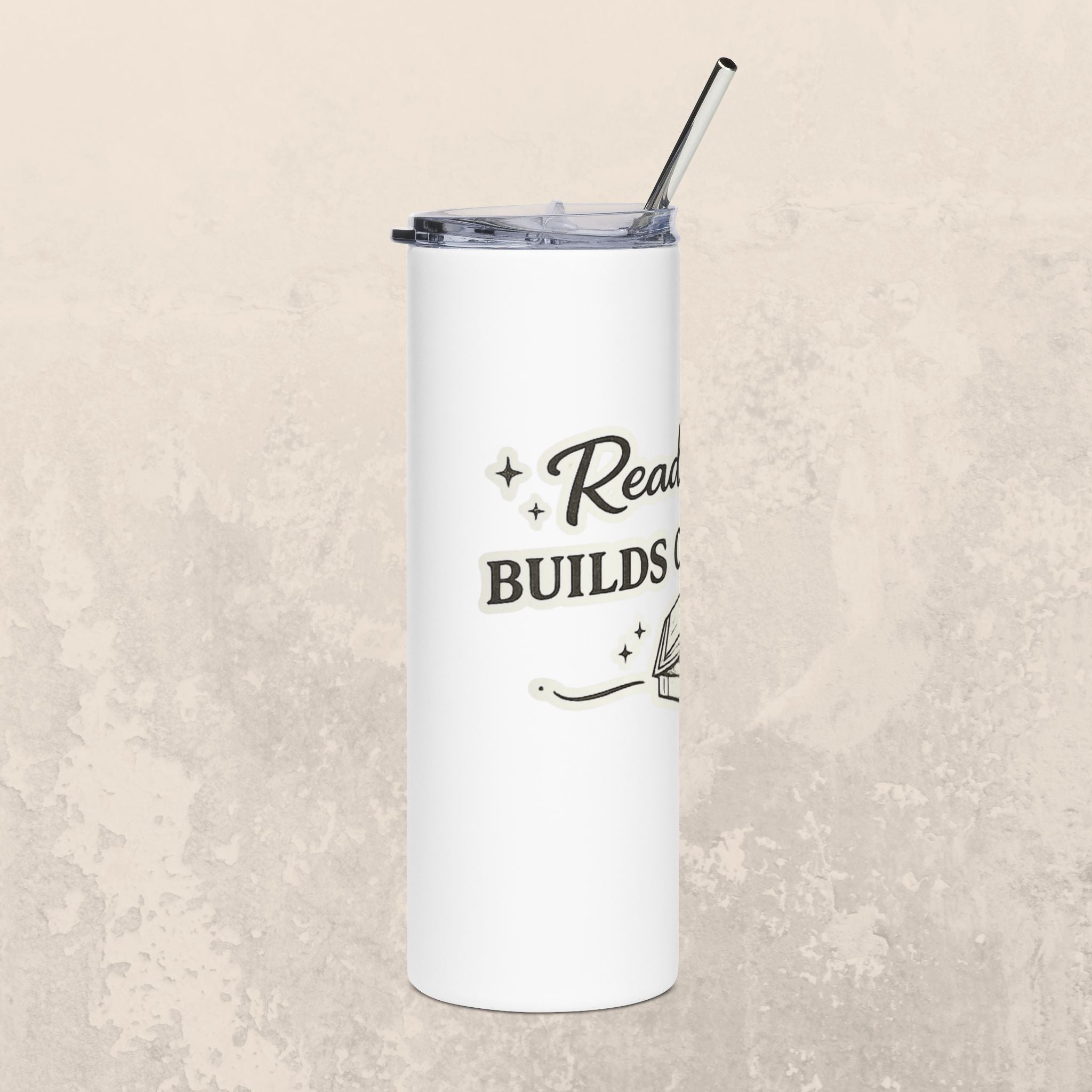 Reading Shapes Character 20oz Stainless Steel Tumbler