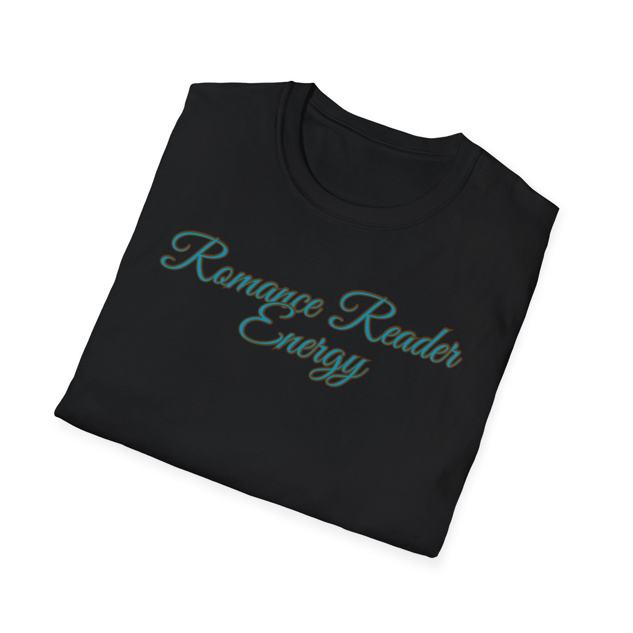Romance Reader Energy T-Shirt (Teal text)