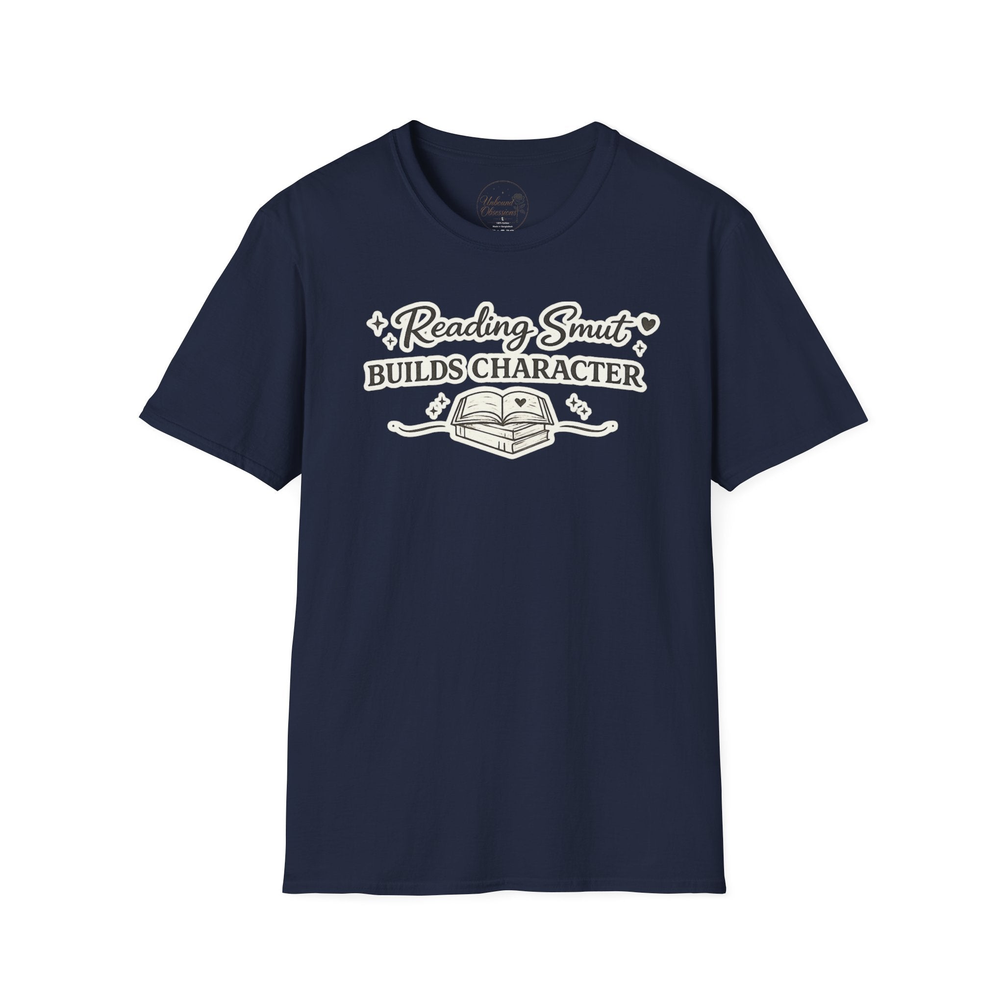 Reading Smut Builds Character T-Shirt — Book Lover Funny Literary Tee