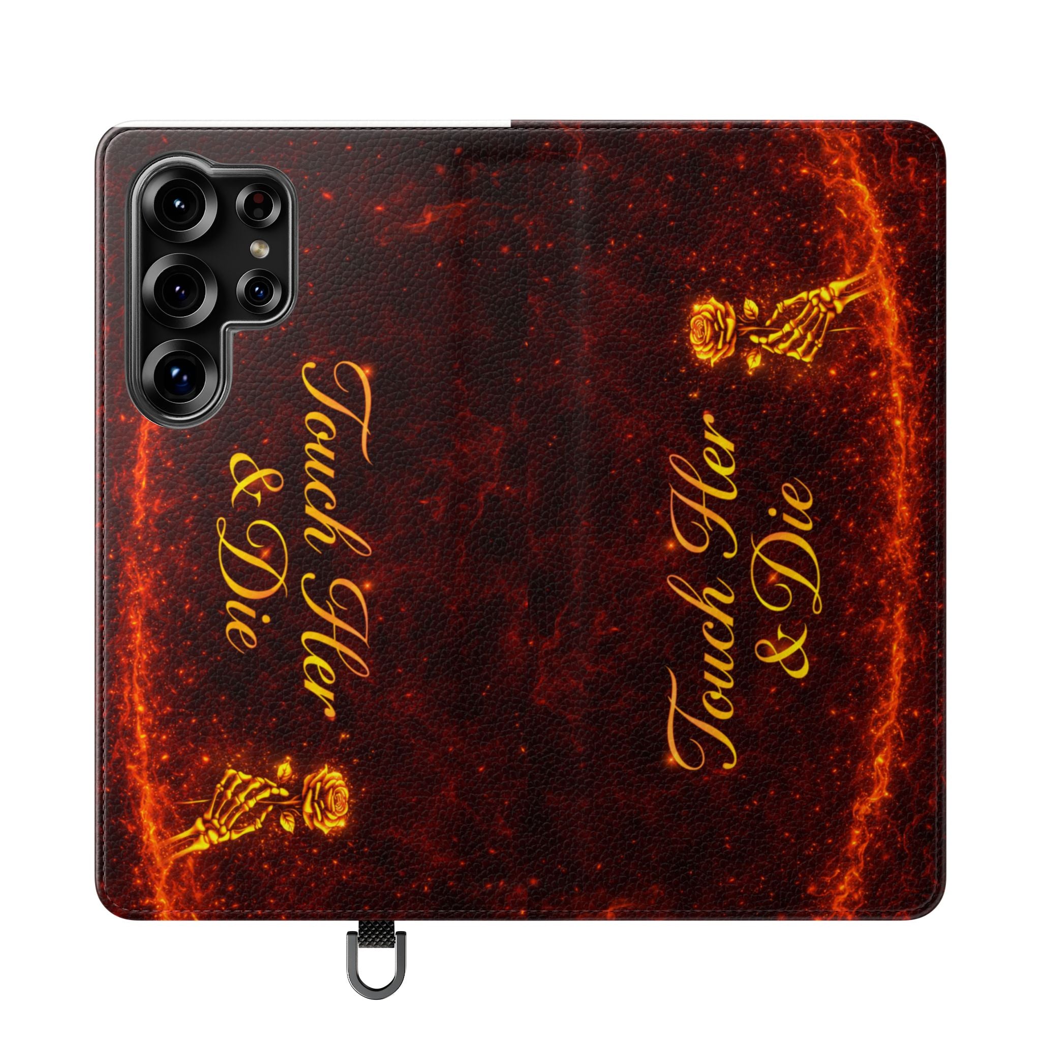 Touch Her & Die Wallet Phone Case