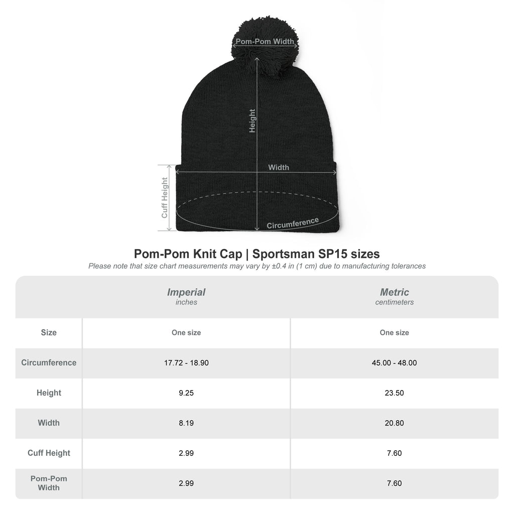 Night Court Inspired Embroidered Pom-Pom Beanie