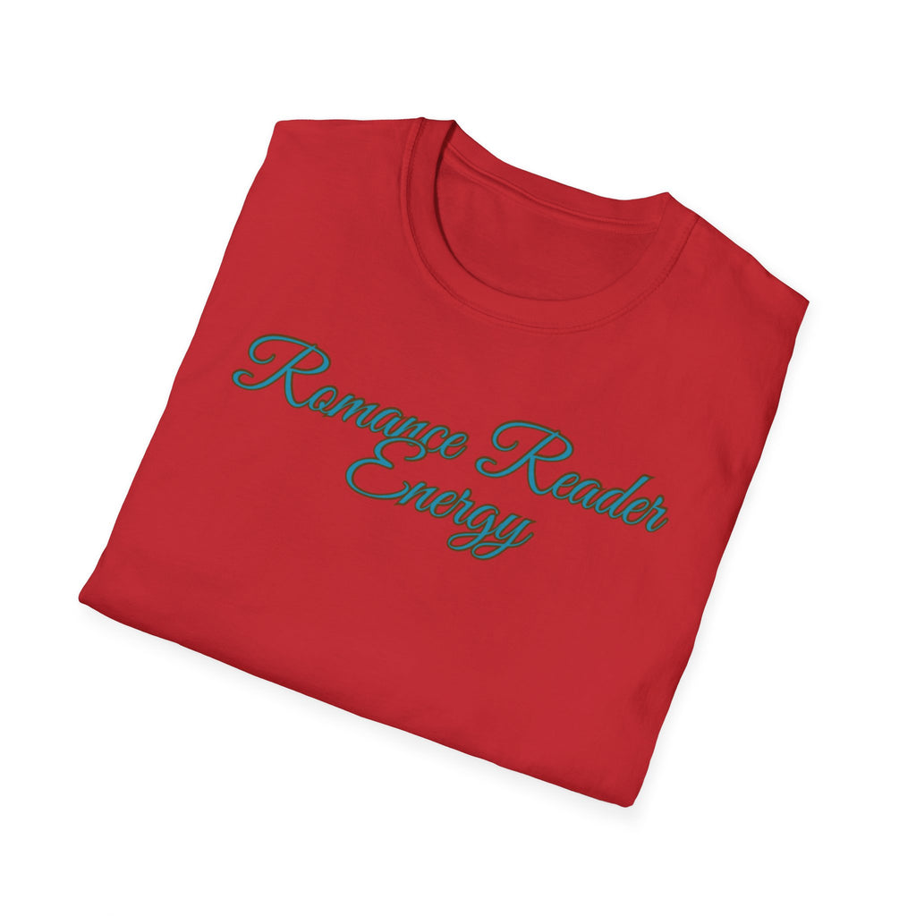 Romance Reader Energy T-Shirt (Teal text)