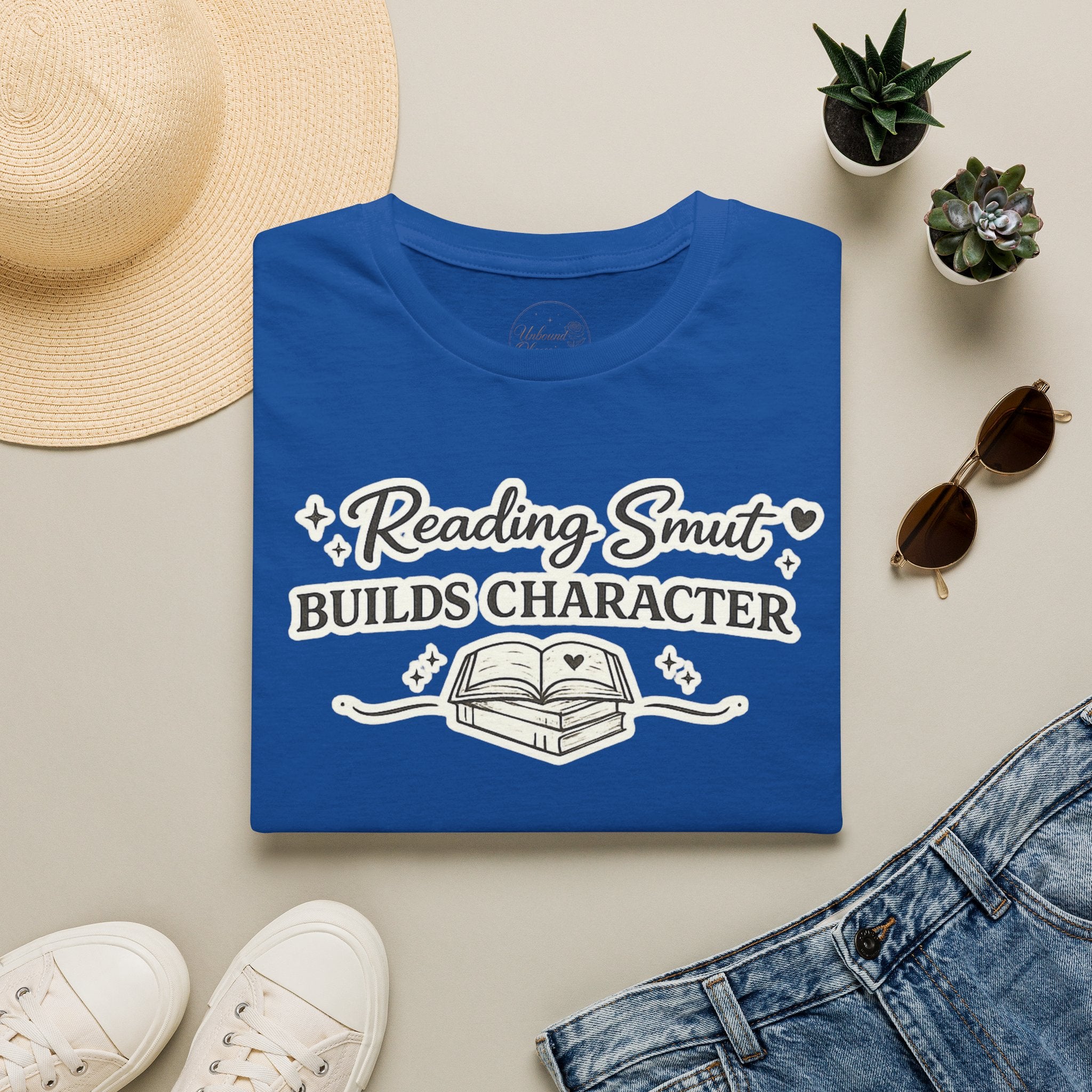 Reading Smut Builds Character T-Shirt — Book Lover Funny Literary Tee