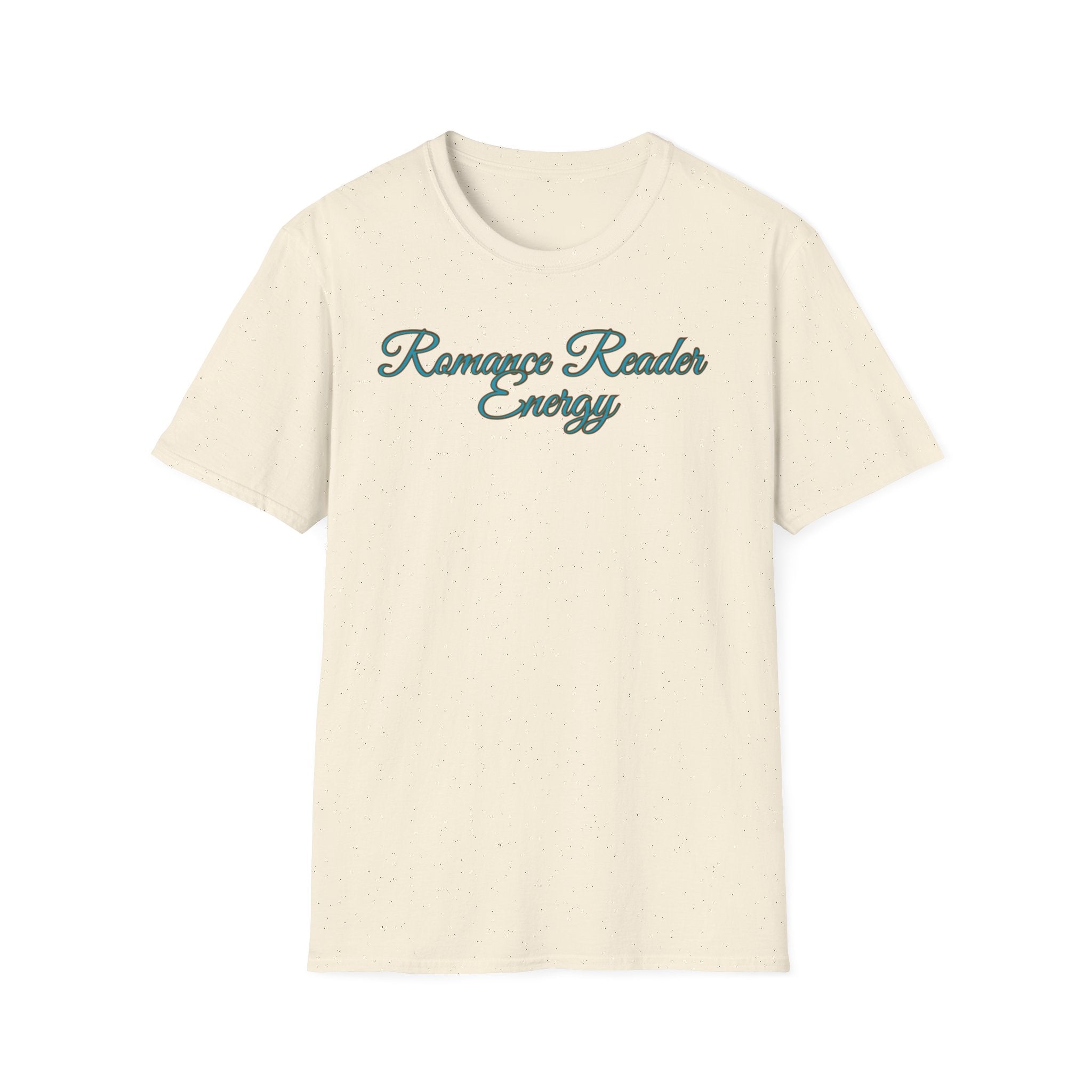 Romance Reader Energy T-Shirt (Teal text)