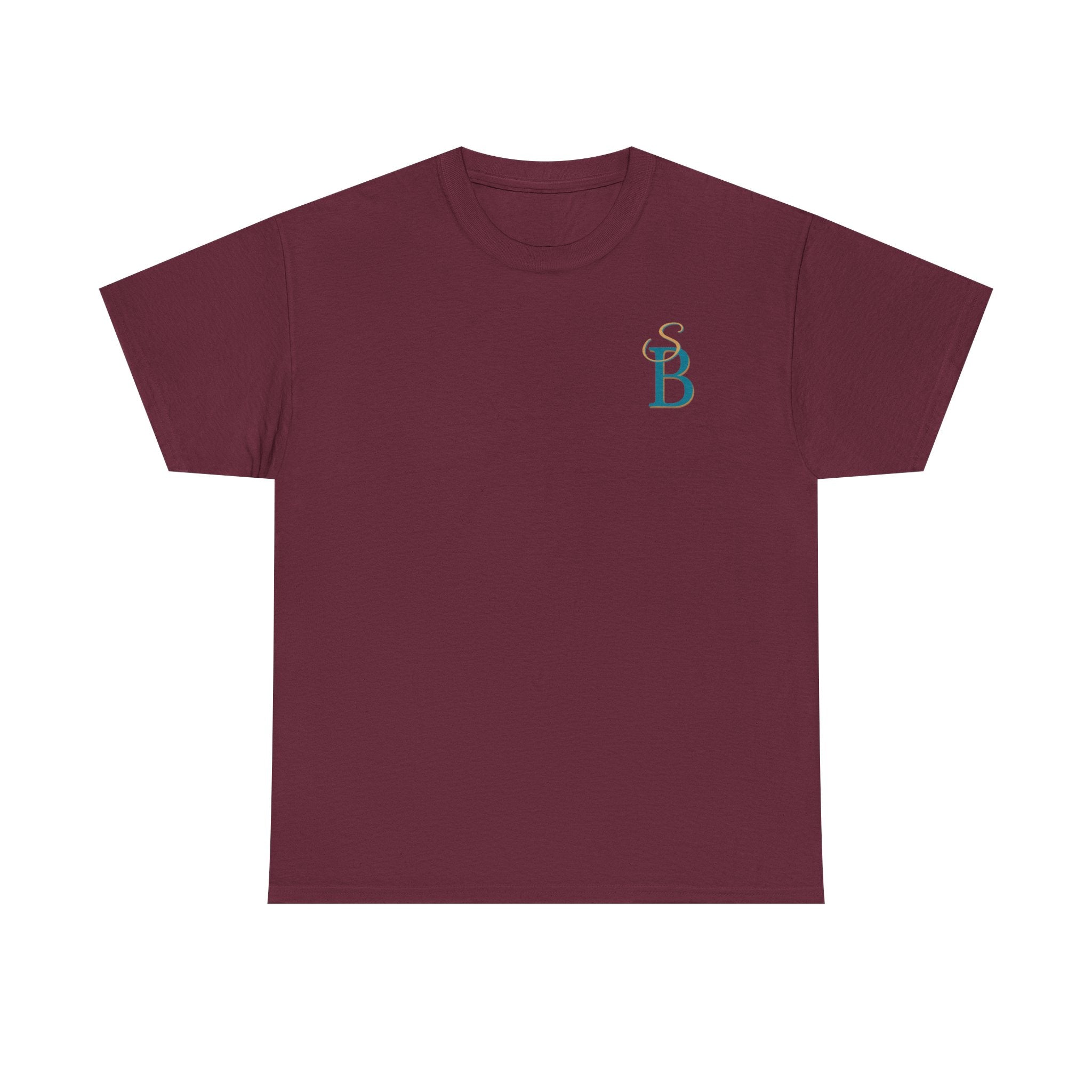 Slow Burn Tee — "Slow Burn Ruins Me Slowly" Minimal Chest Monogram T‑Shirt