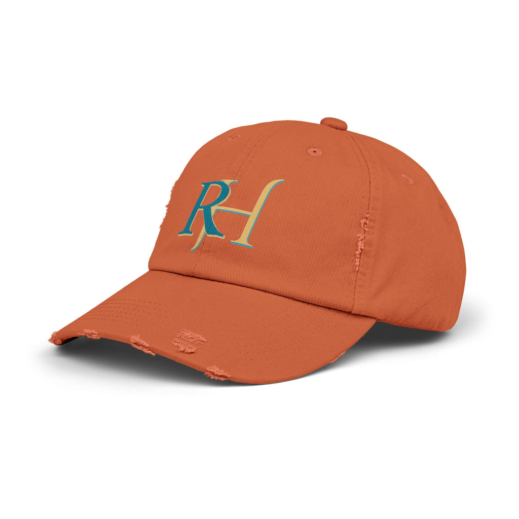Distressed RH Monogram Cap Reverse Harem