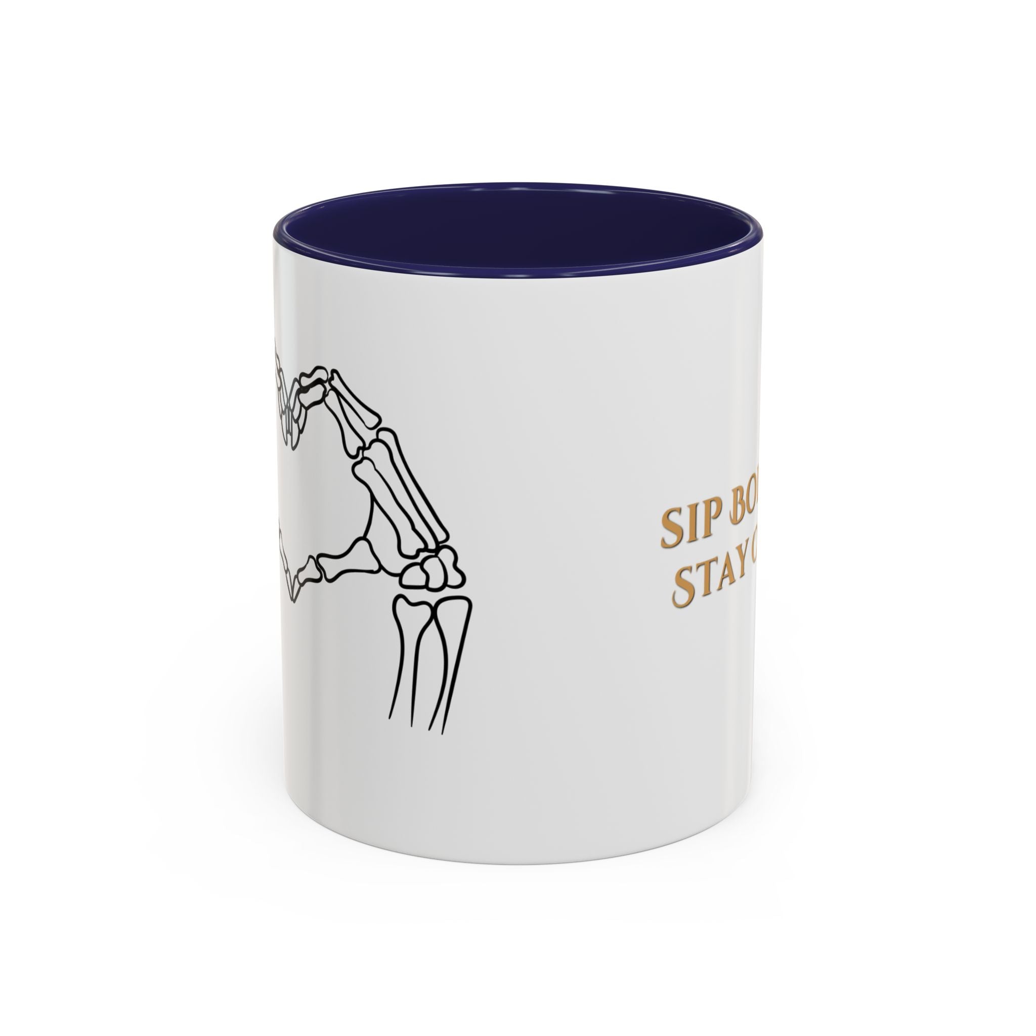 Sip Boldly Stay Obsessed Accent Coffee Mug