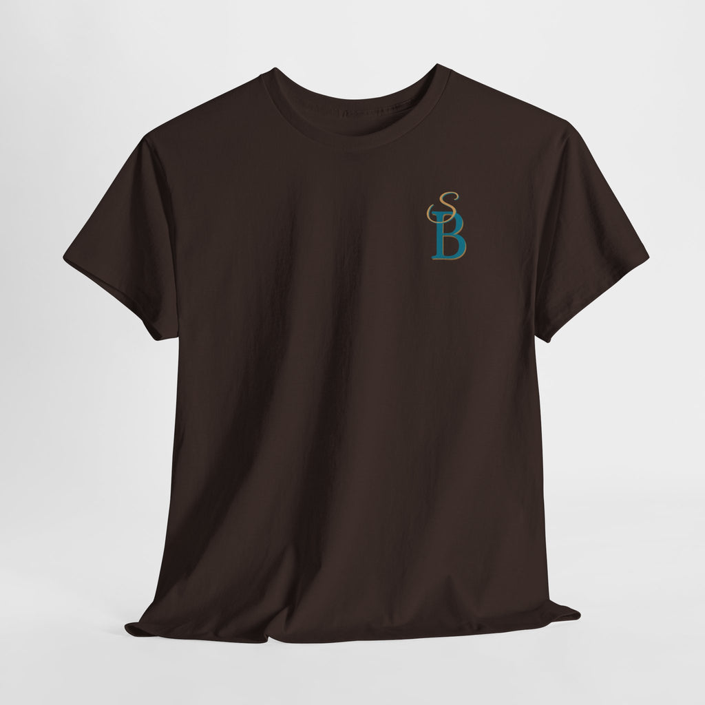 Slow Burn Tee — "Slow Burn Ruins Me Slowly" Minimal Chest Monogram T‑Shirt
