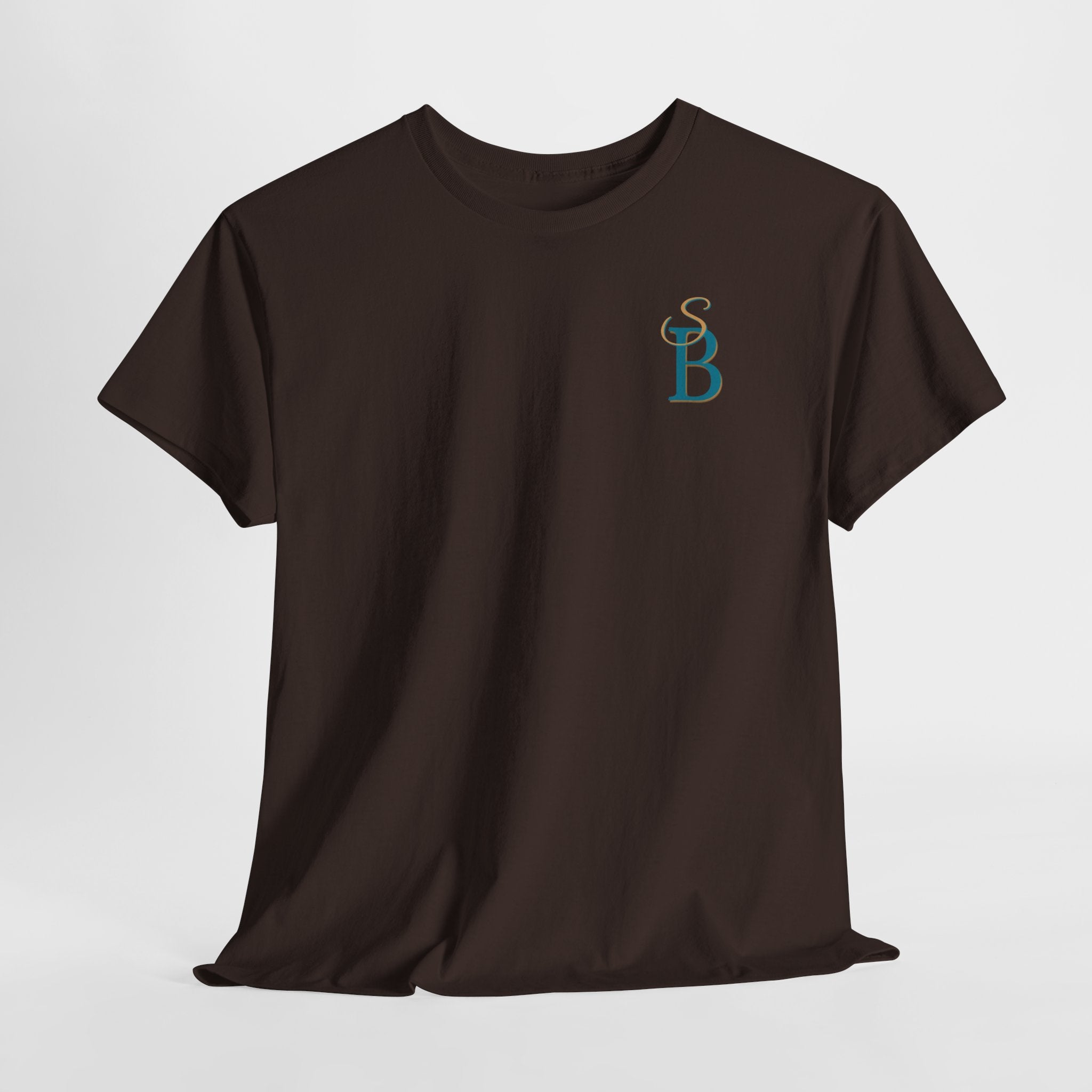 Slow Burn Tee — "Slow Burn Ruins Me Slowly" Minimal Chest Monogram T‑Shirt