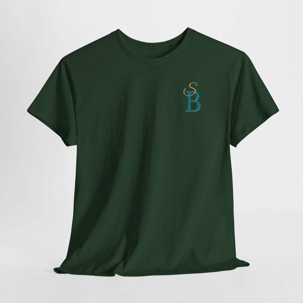 Slow Burn Tee — "Slow Burn Ruins Me Slowly" Minimal Chest Monogram T‑Shirt