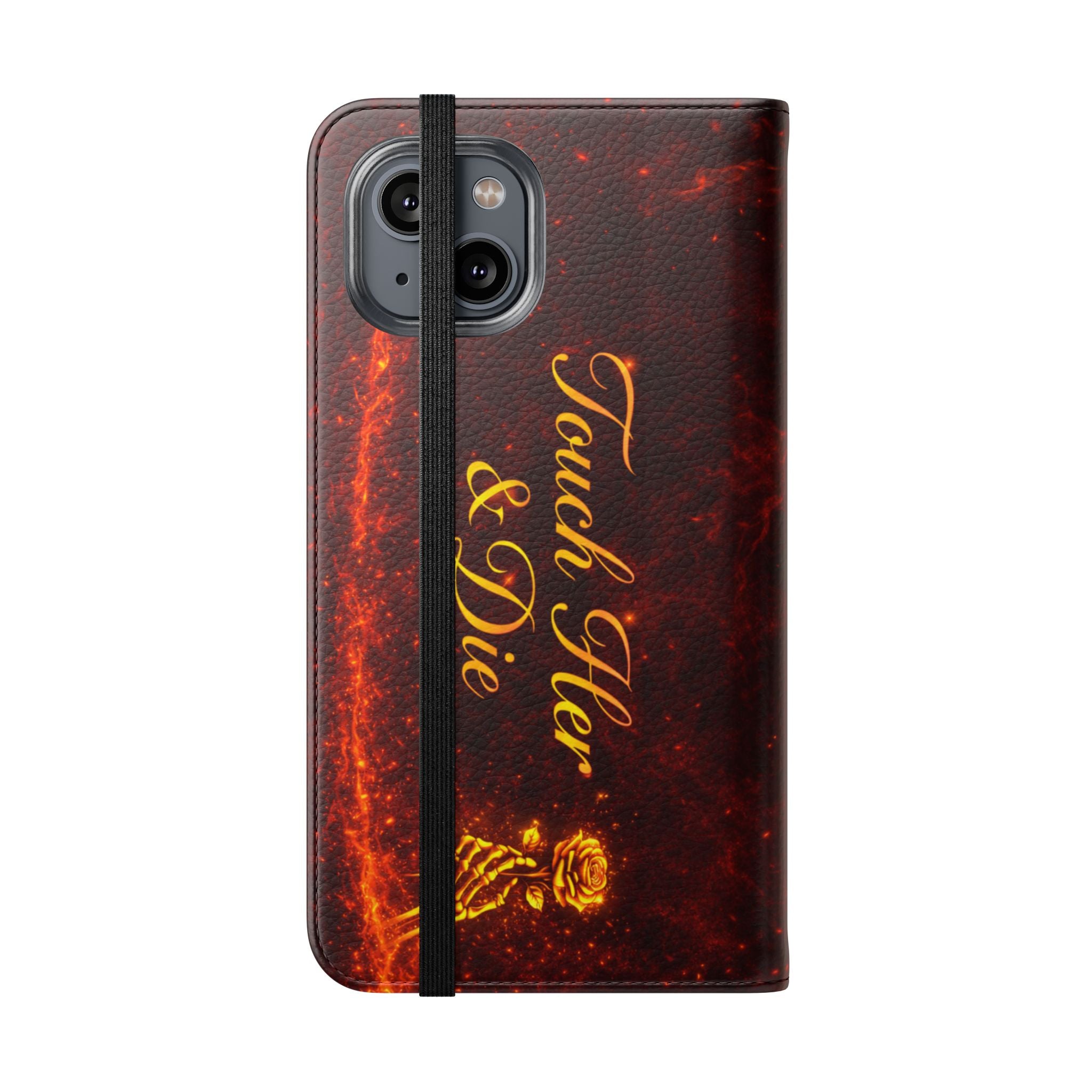 Touch Her & Die Wallet Phone Case